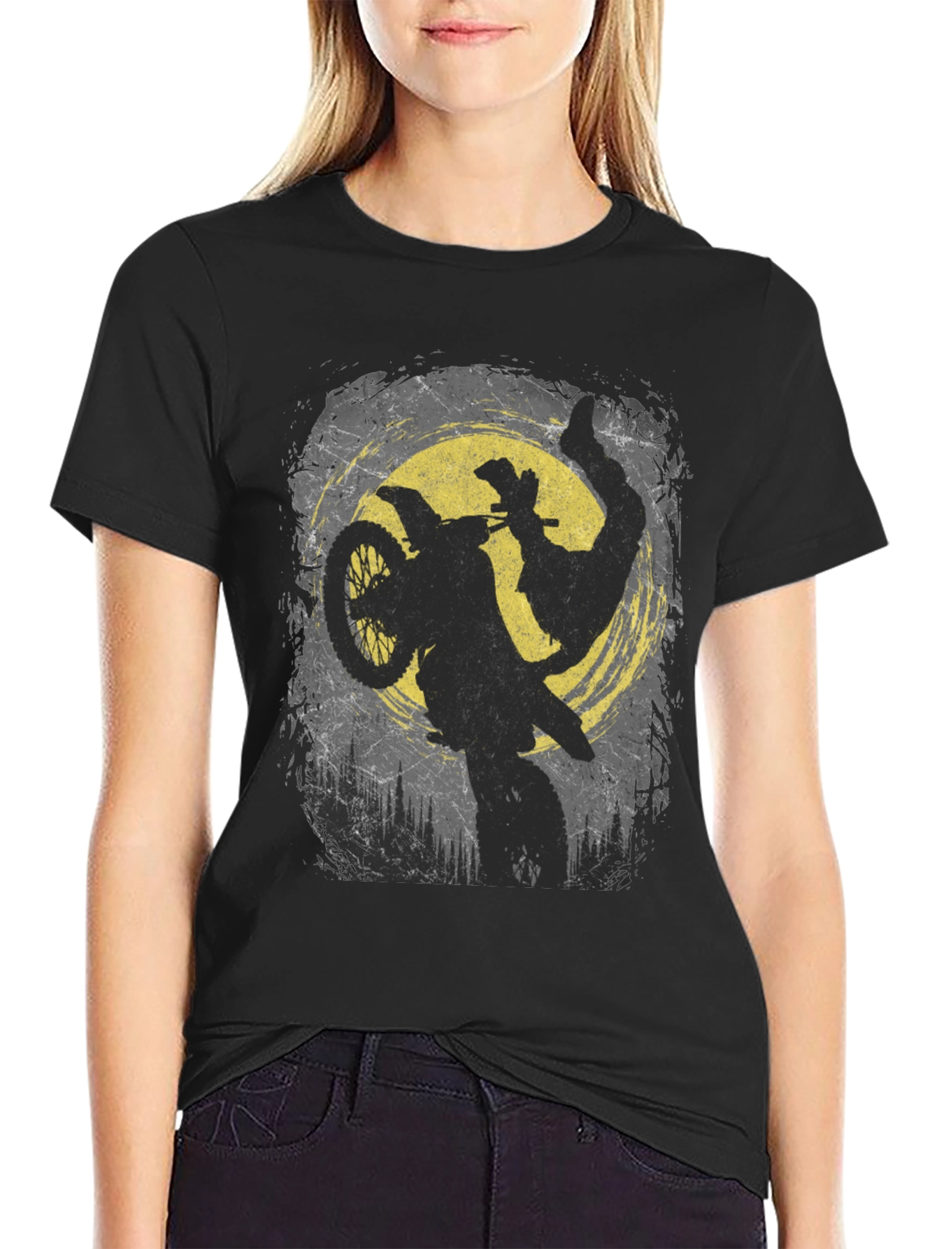 Motorcycle Stunt Graphic Tee