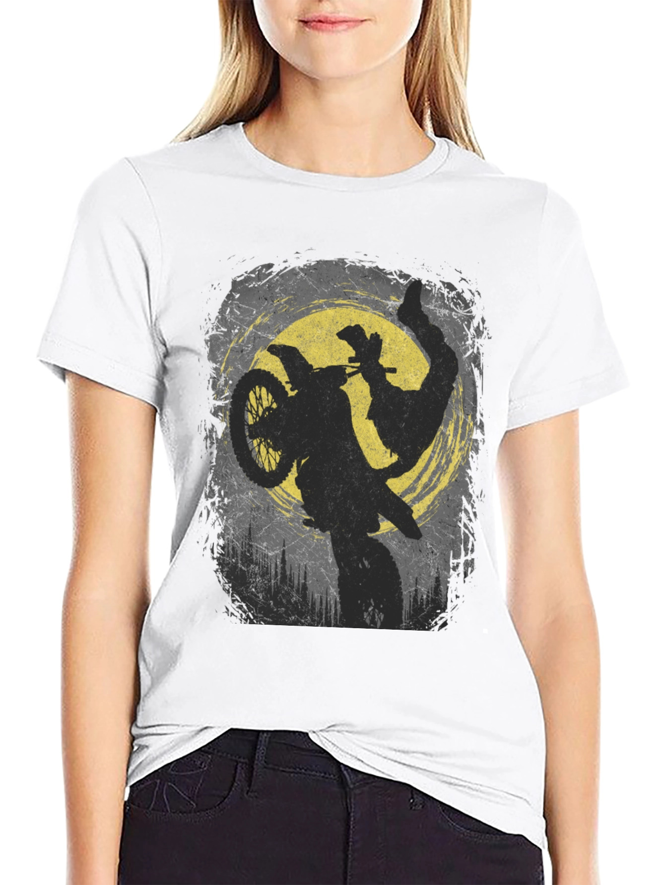 Motorcycle Stunt Graphic Tee