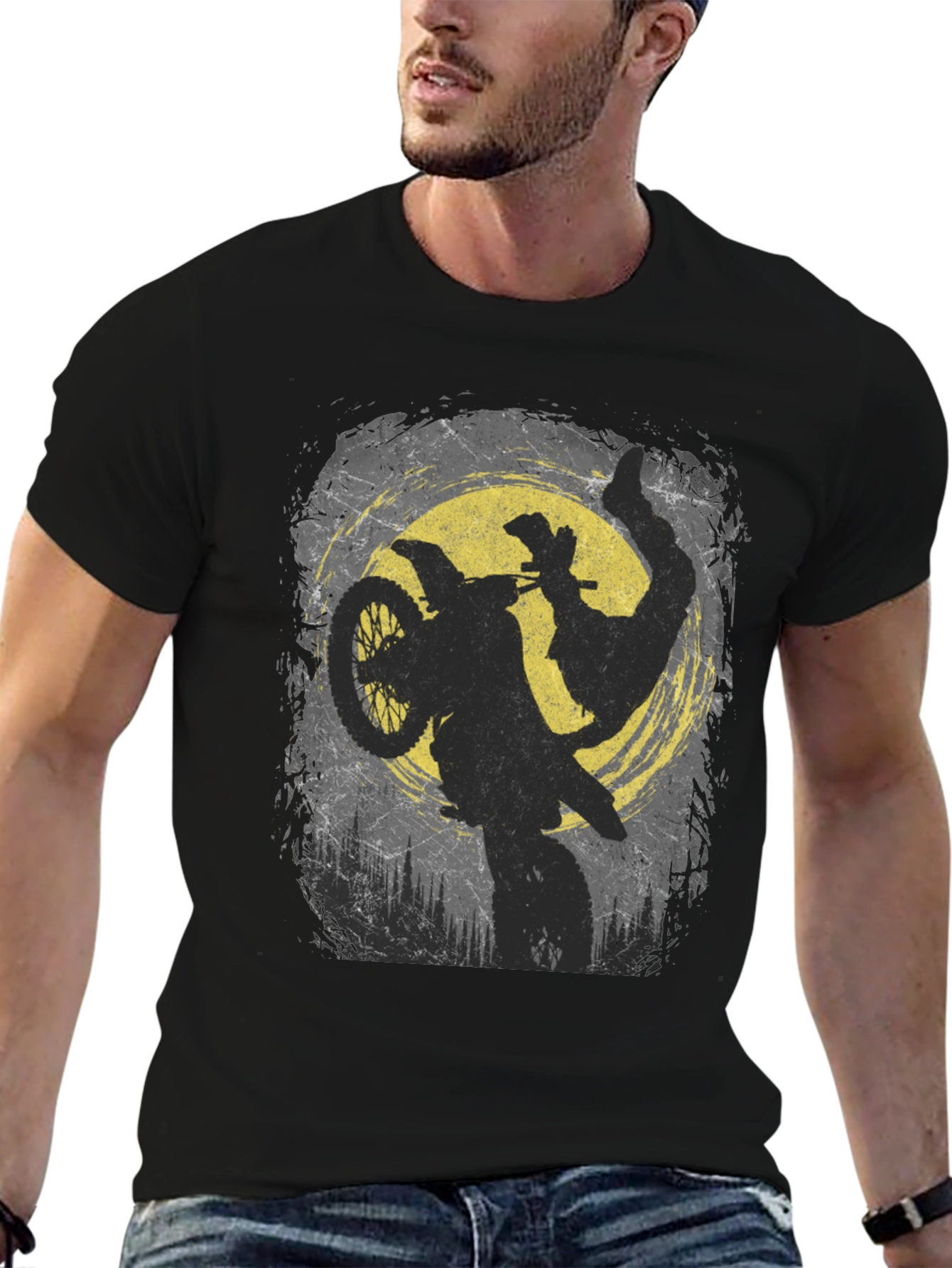 Motorcycle Stunt Graphic Tee