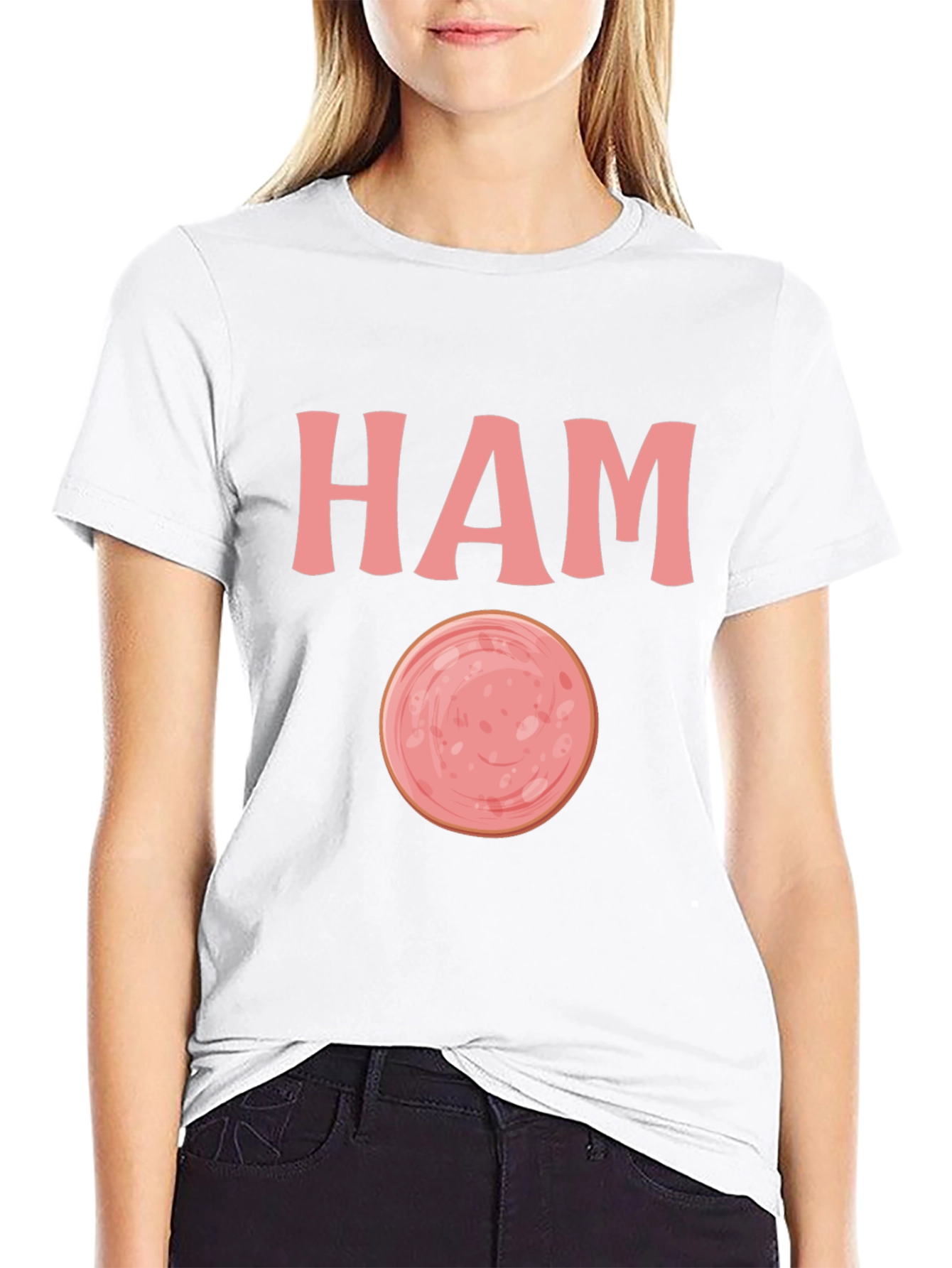 Humorous HAM Graphic T-Shirt