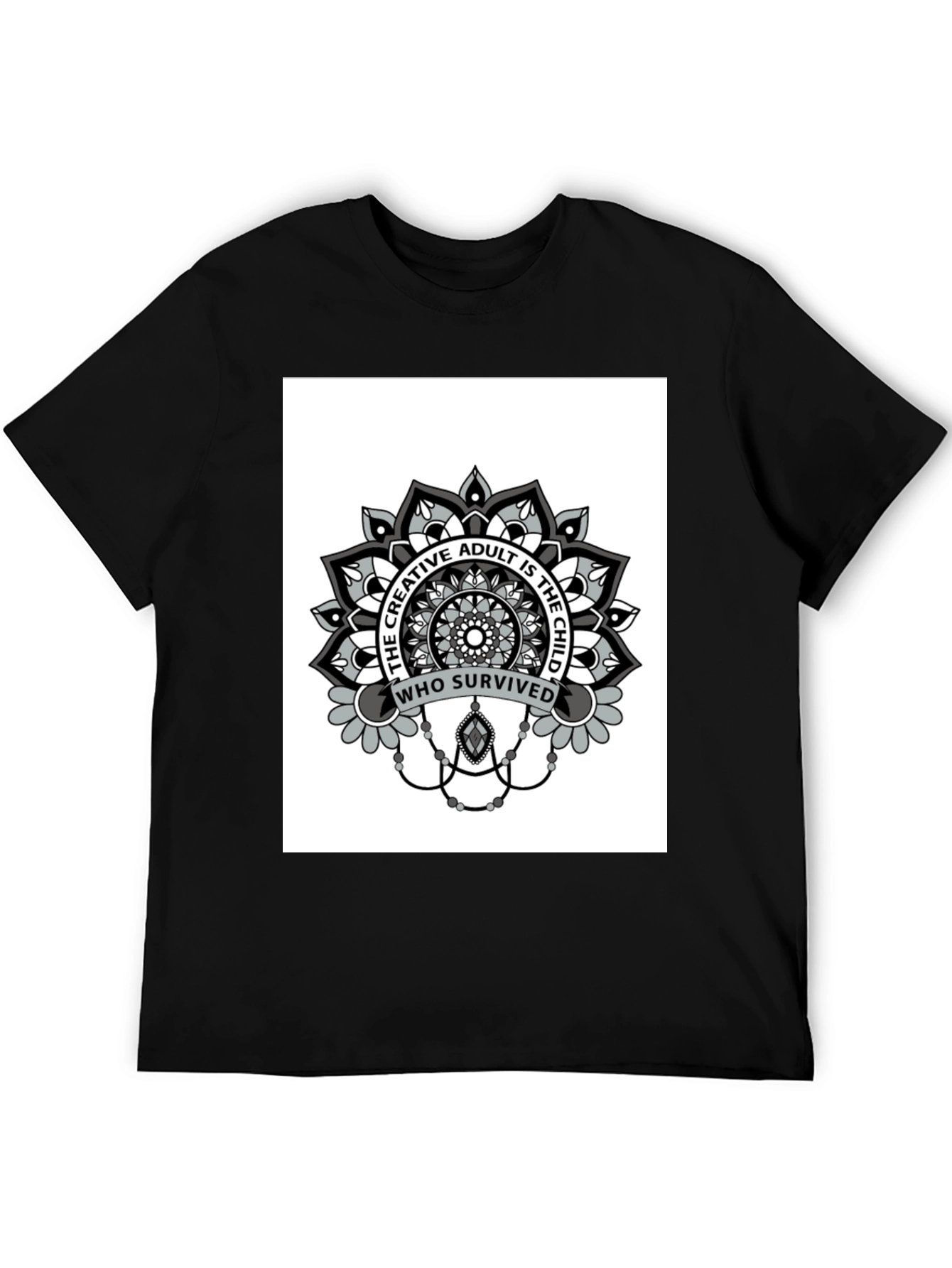 Creative Adult Mandala T-Shirt