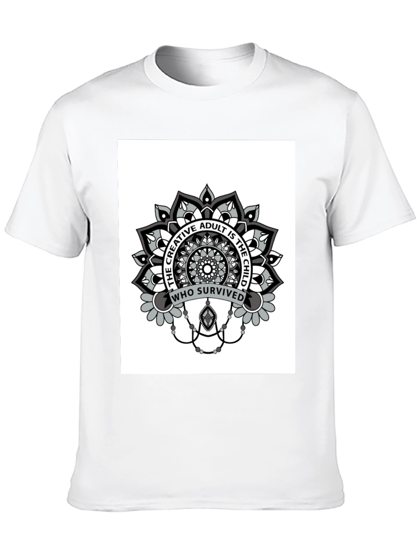 Creative Adult Mandala T-Shirt