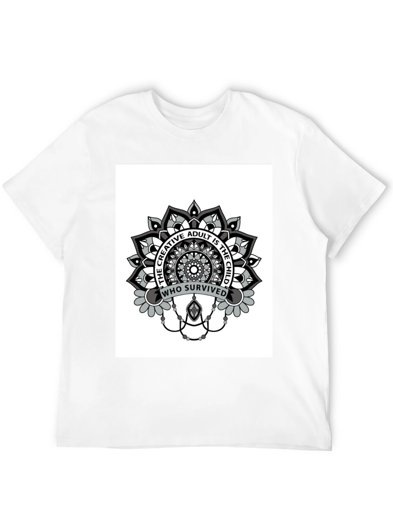 Creative Adult Mandala T-Shirt