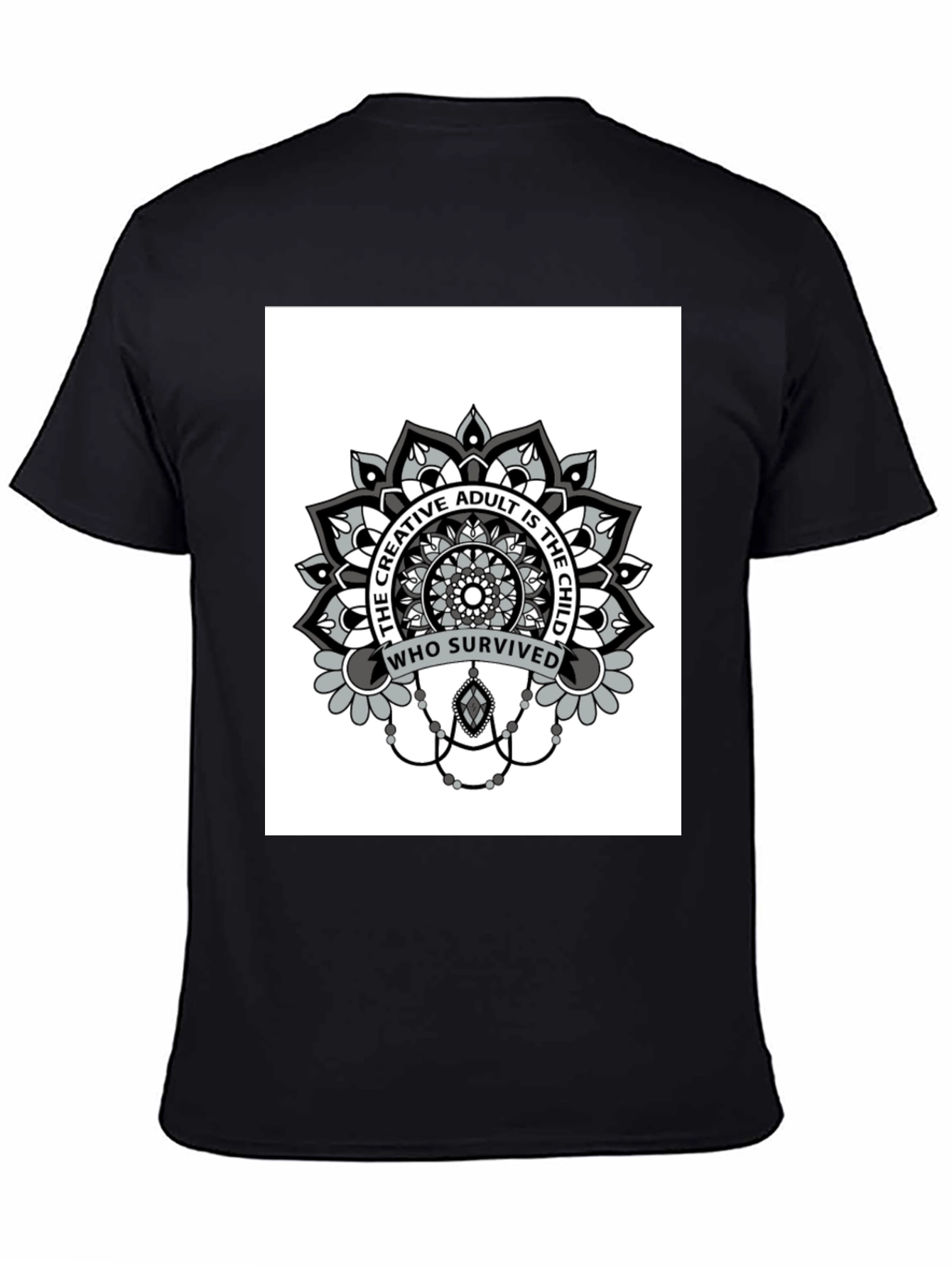 Creative Adult Mandala T-Shirt