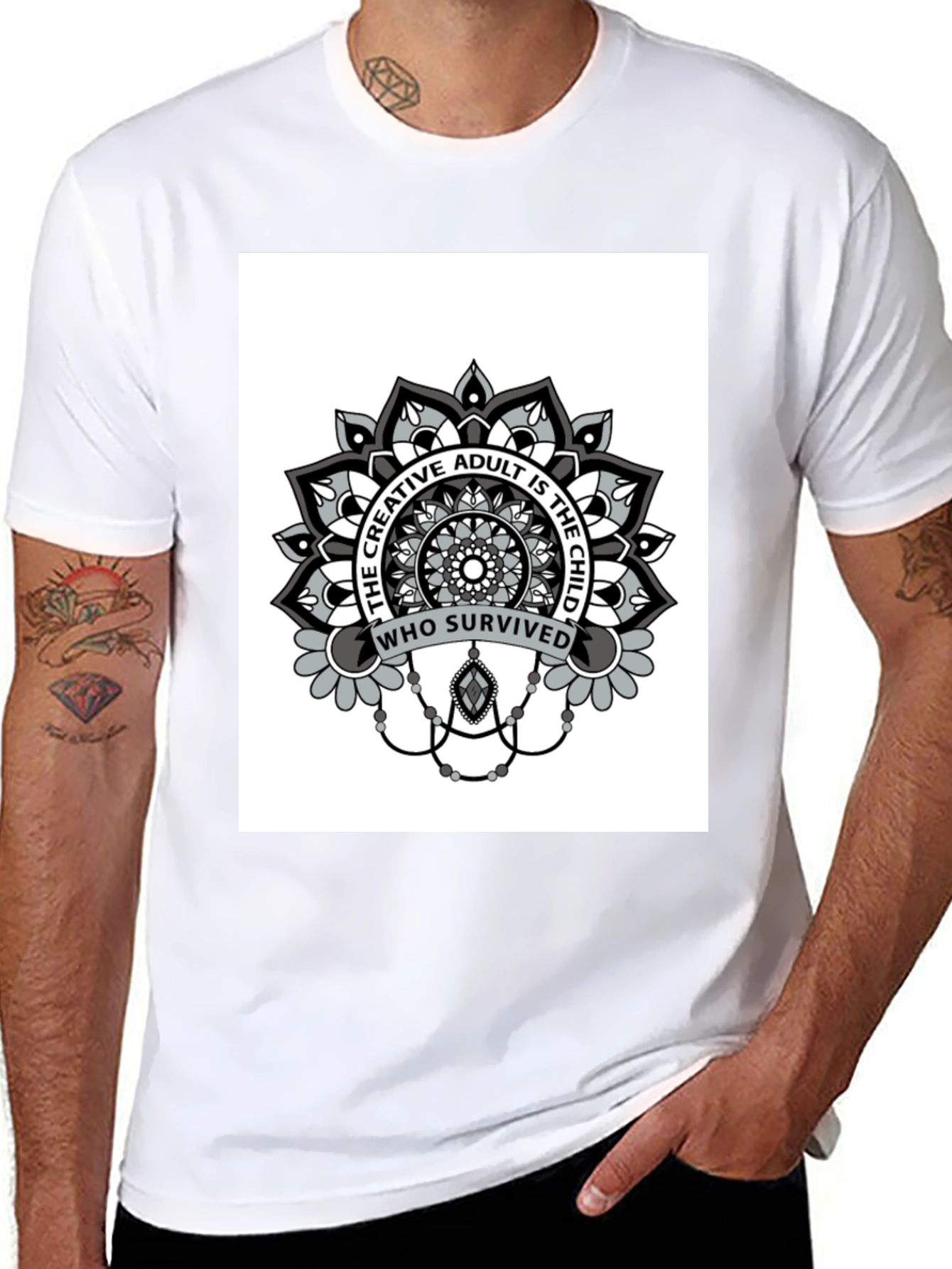 Creative Adult Mandala T-Shirt