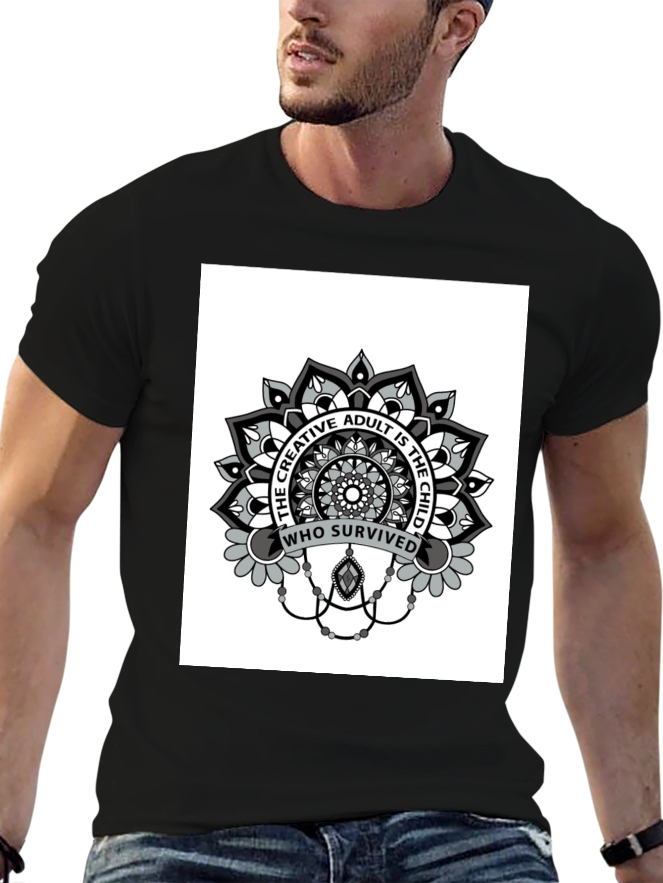 Creative Adult Mandala T-Shirt