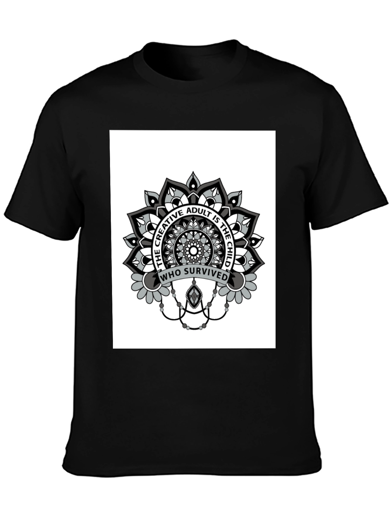 Creative Adult Mandala T-Shirt