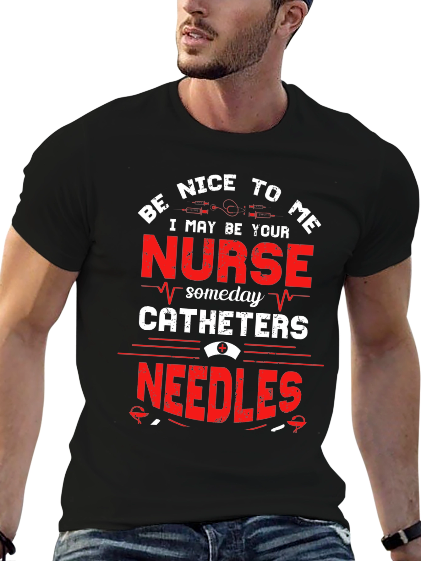 Be Nice To Me Nurse T-Shirt