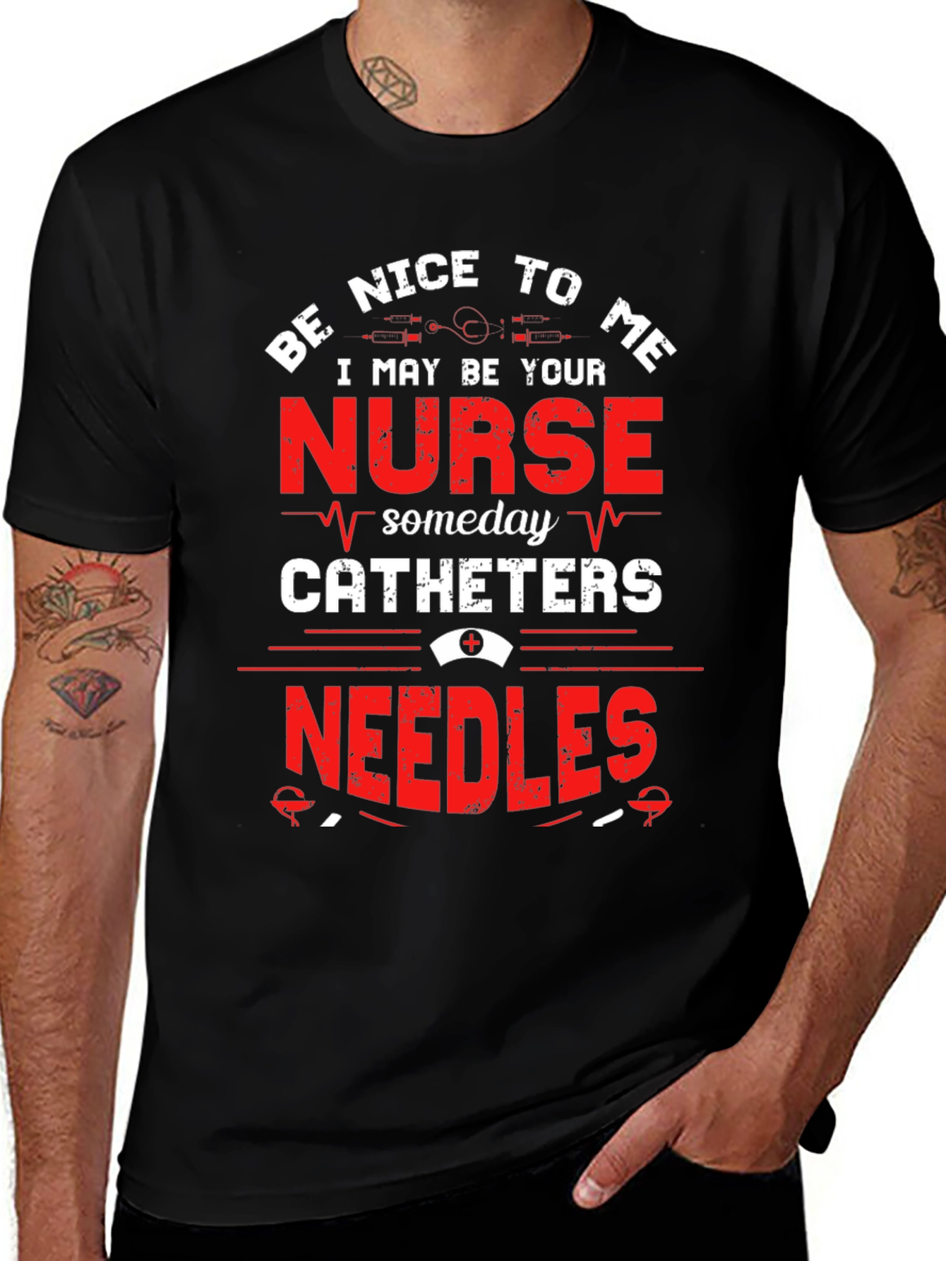 Be Nice To Me Nurse T-Shirt