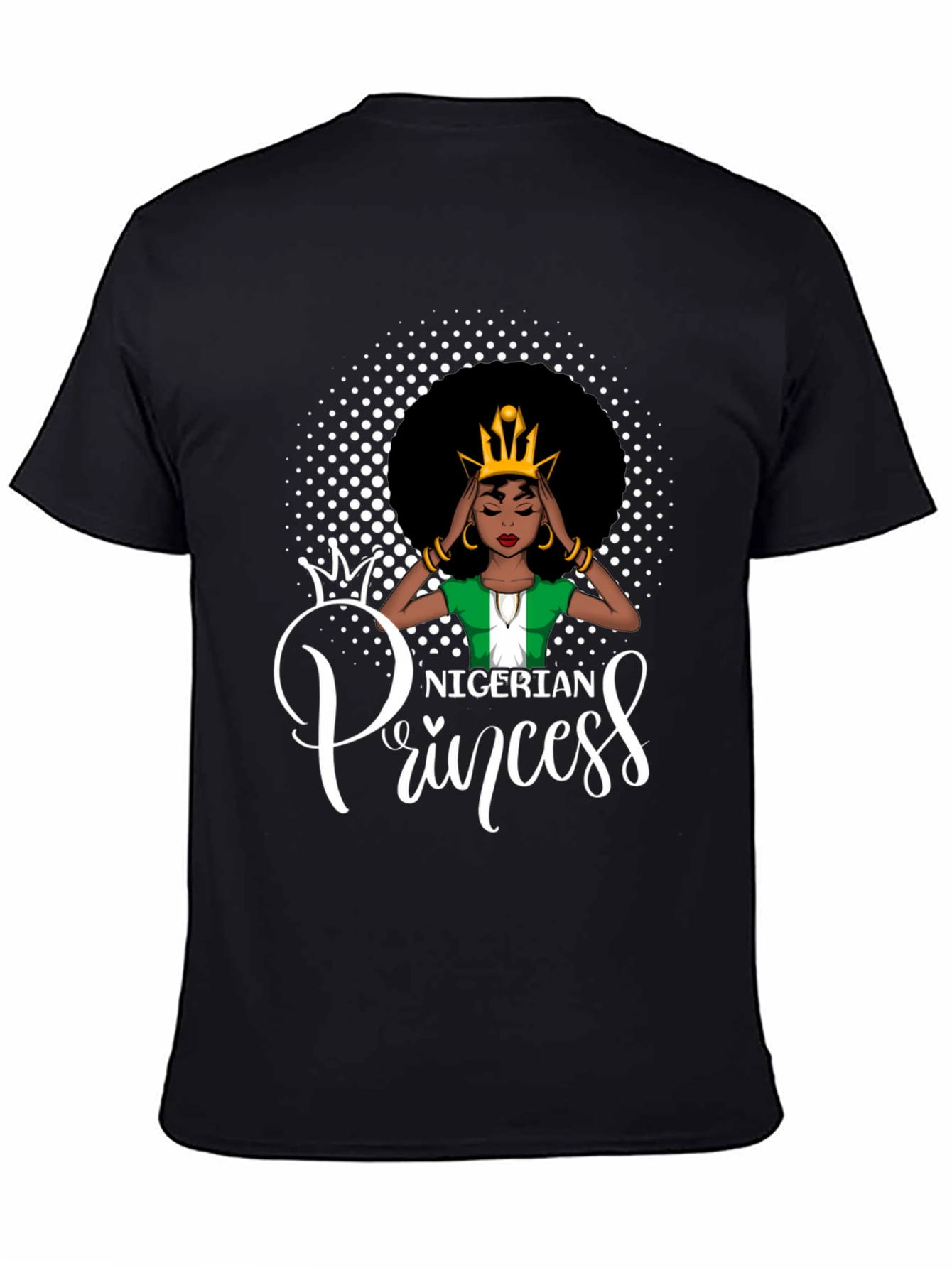 Nigerian Princess Black T-Shirt