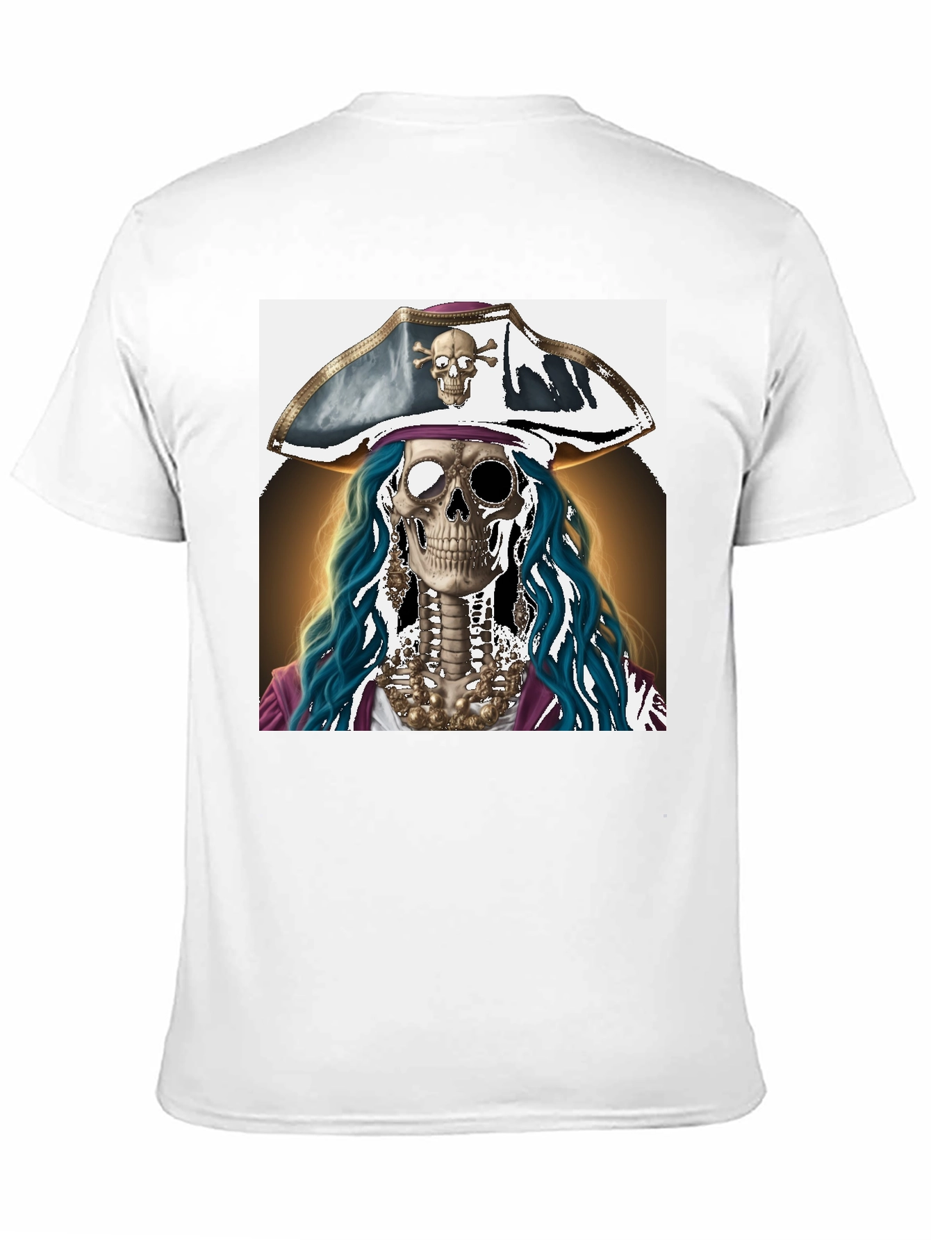 Pirate Skeleton T-Shirt - Unique Graphic Tee