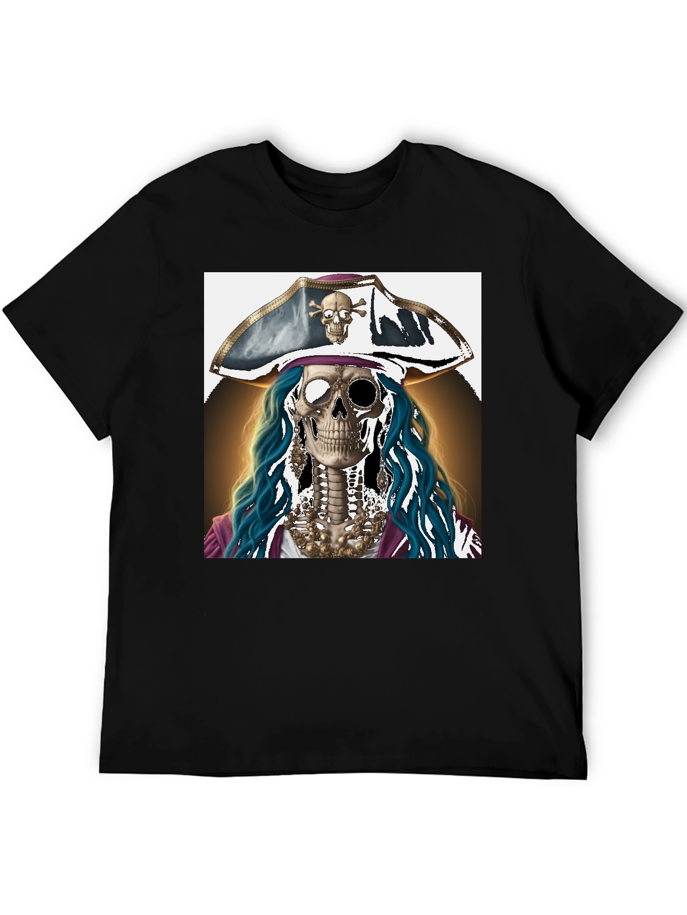 Pirate Skeleton T-Shirt - Unique Graphic Tee