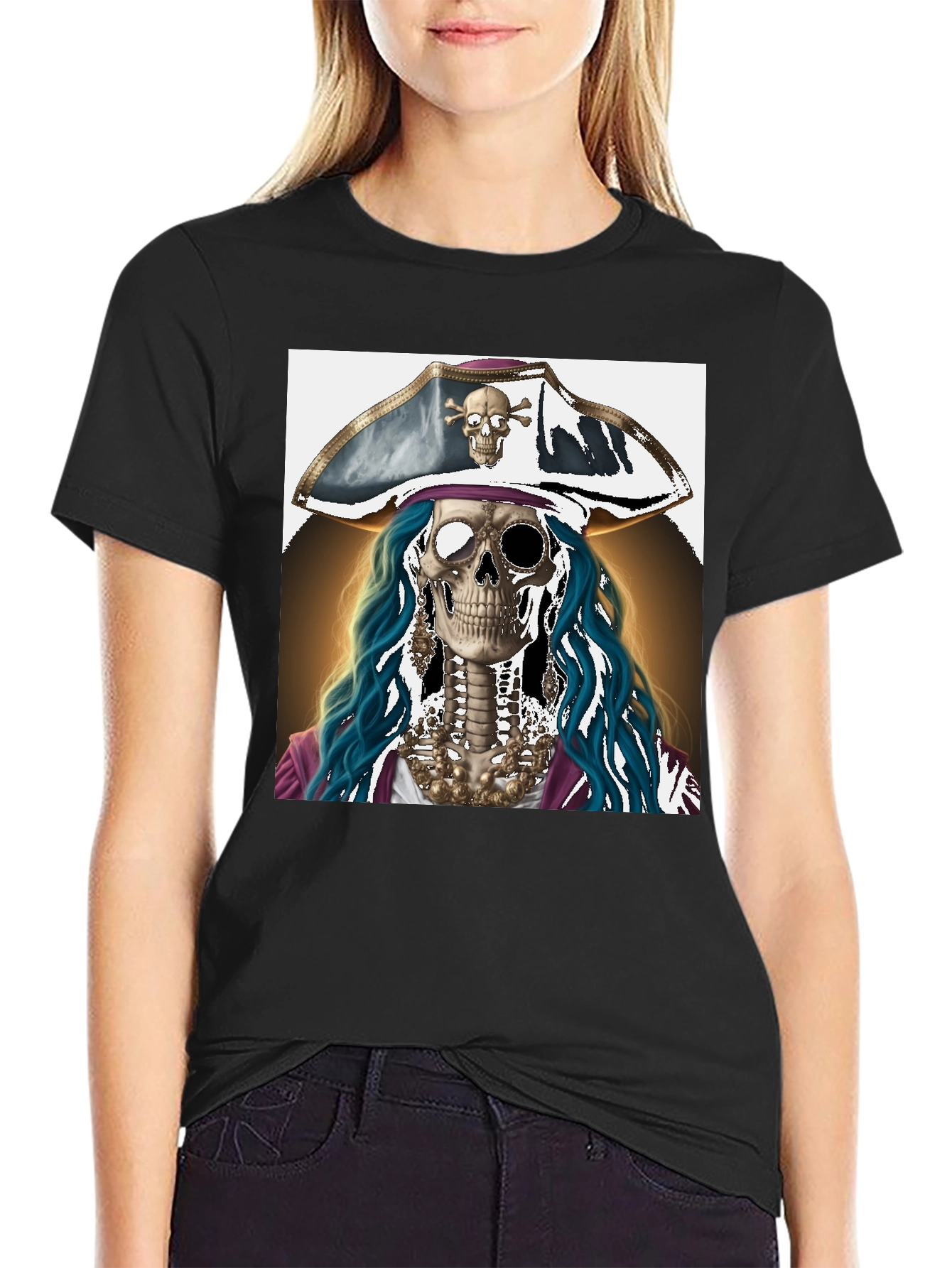 Pirate Skeleton T-Shirt - Unique Graphic Tee