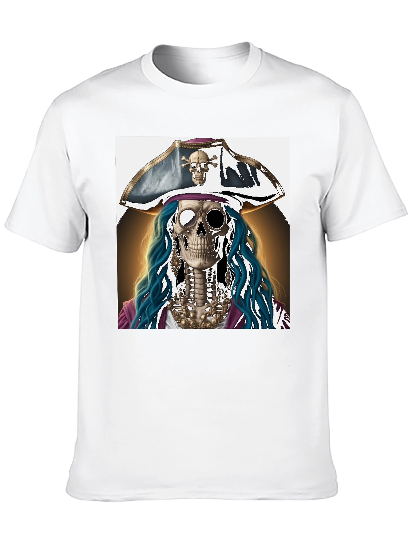 Pirate Skeleton T-Shirt - Unique Graphic Tee