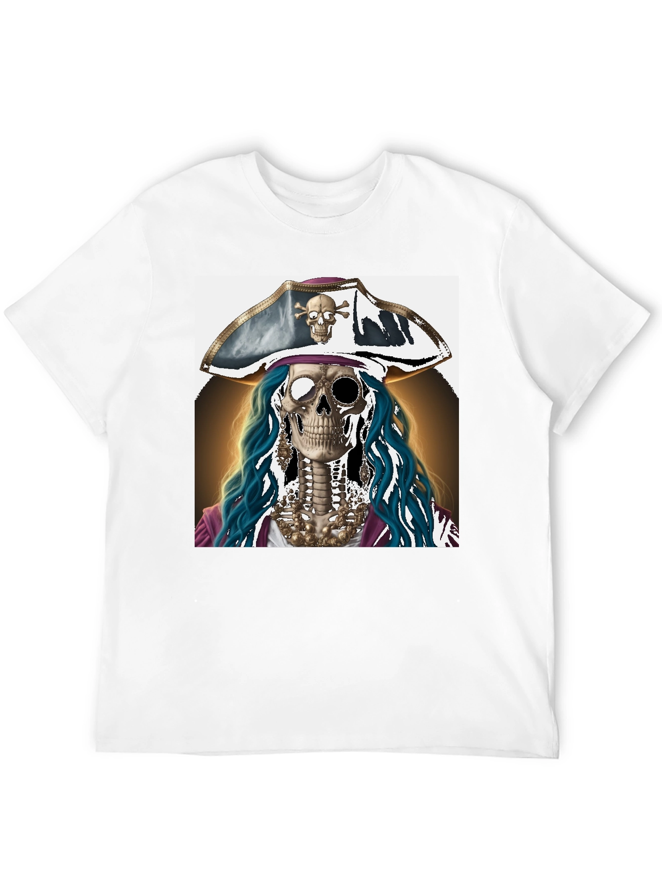 Pirate Skeleton T-Shirt - Unique Graphic Tee