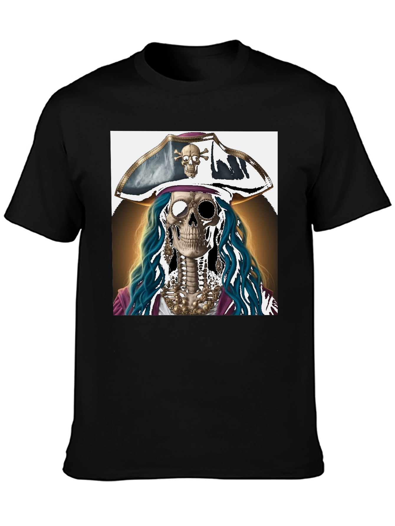 Pirate Skeleton T-Shirt - Unique Graphic Tee