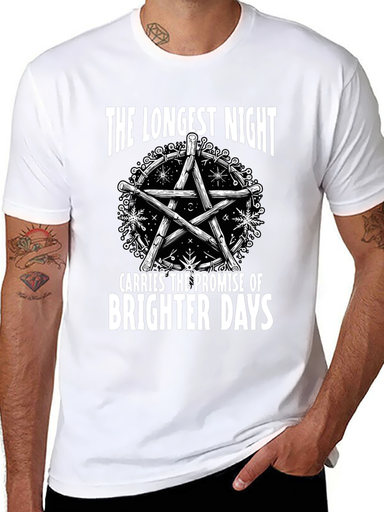 Longest Night Winter Solstice Graphic Tee