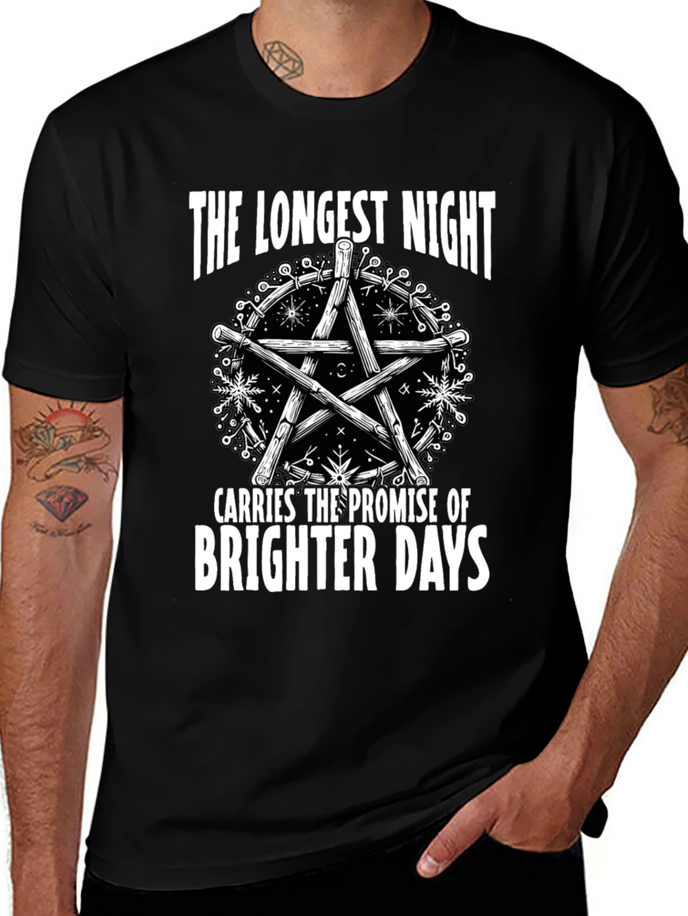 Longest Night Winter Solstice Graphic Tee