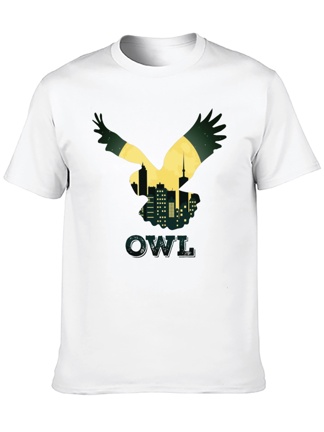 Owl Cityscape Graphic Tee