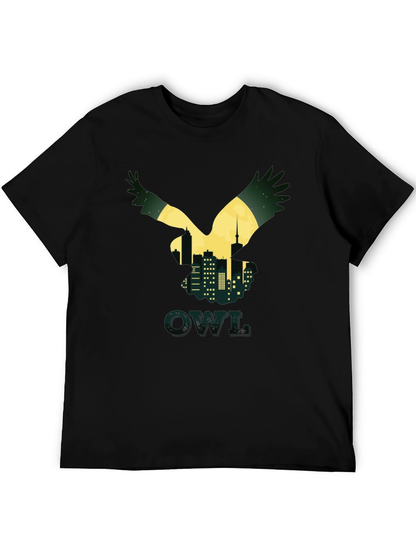 Owl Cityscape Graphic Tee