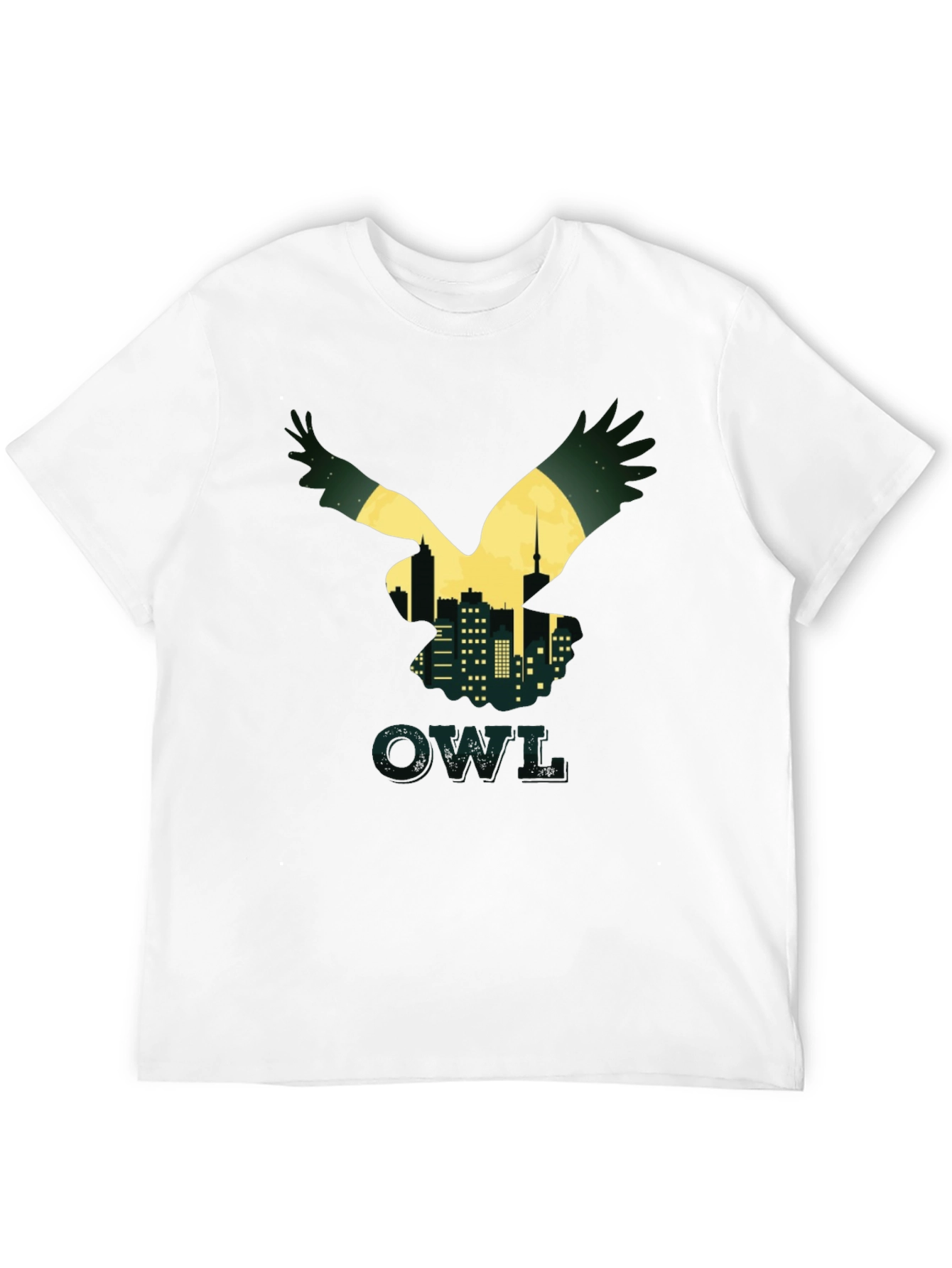 Owl Cityscape Graphic Tee