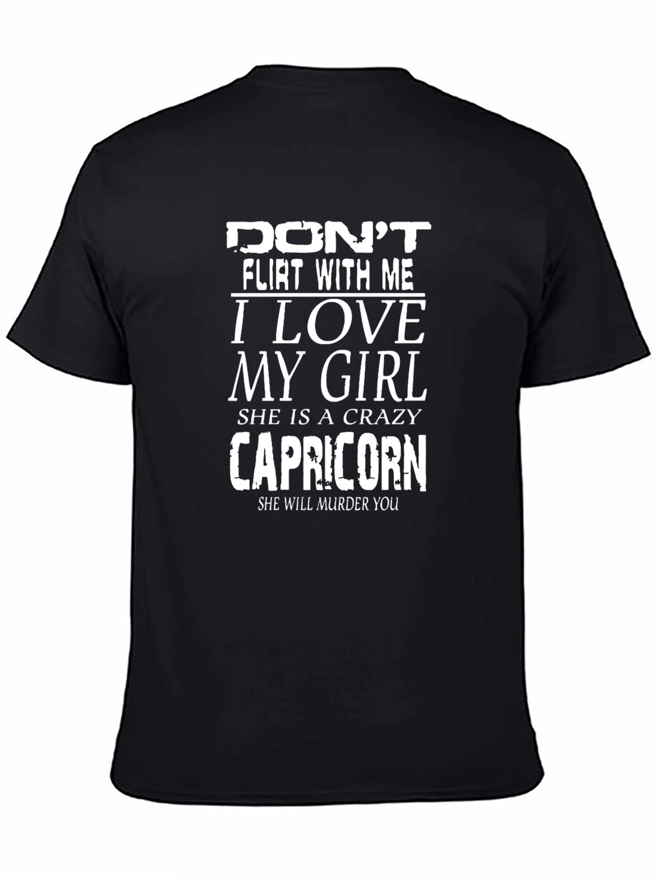 Crazy Capricorn Girlfriend T-Shirt