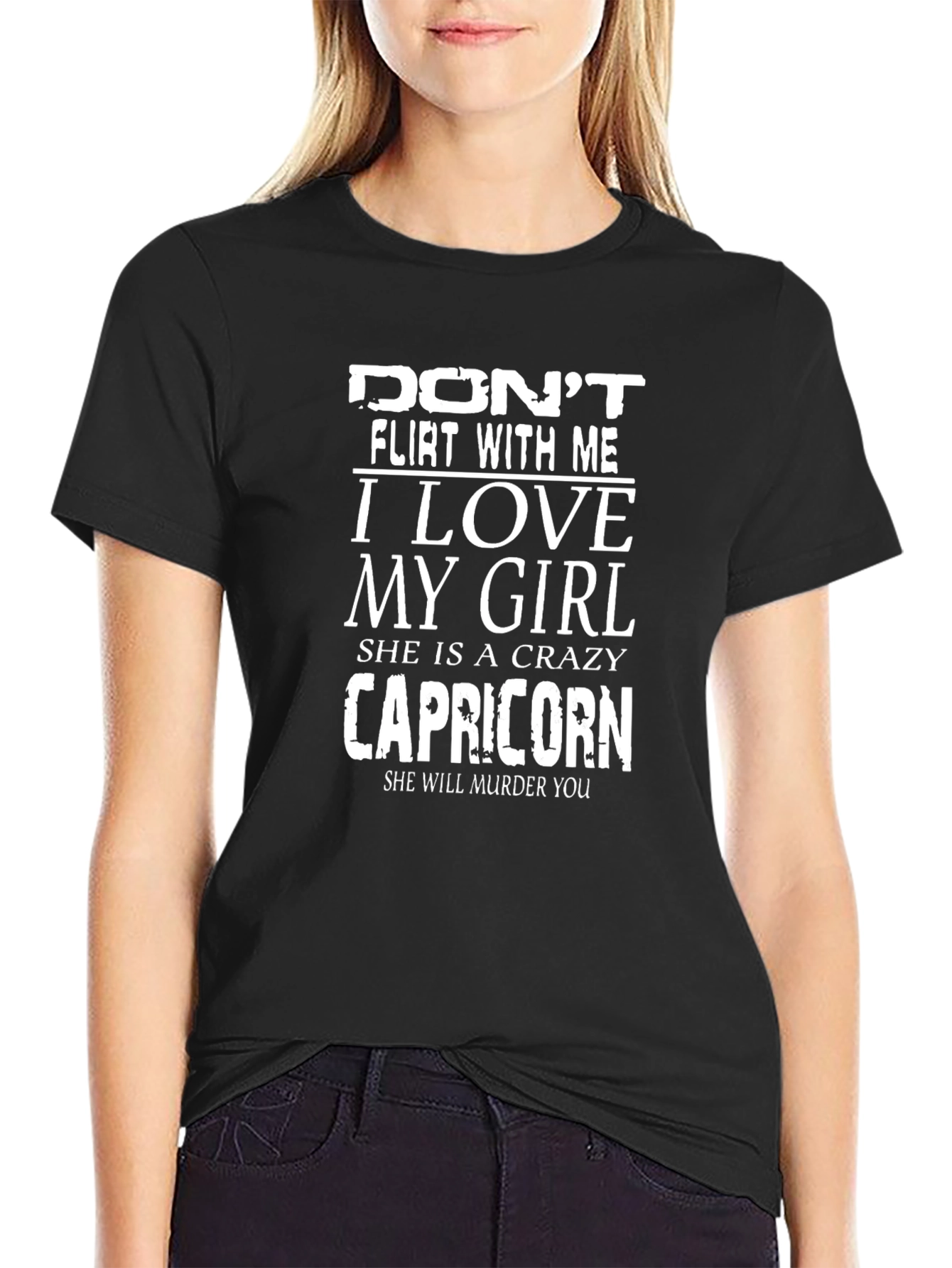Crazy Capricorn Girlfriend T-Shirt