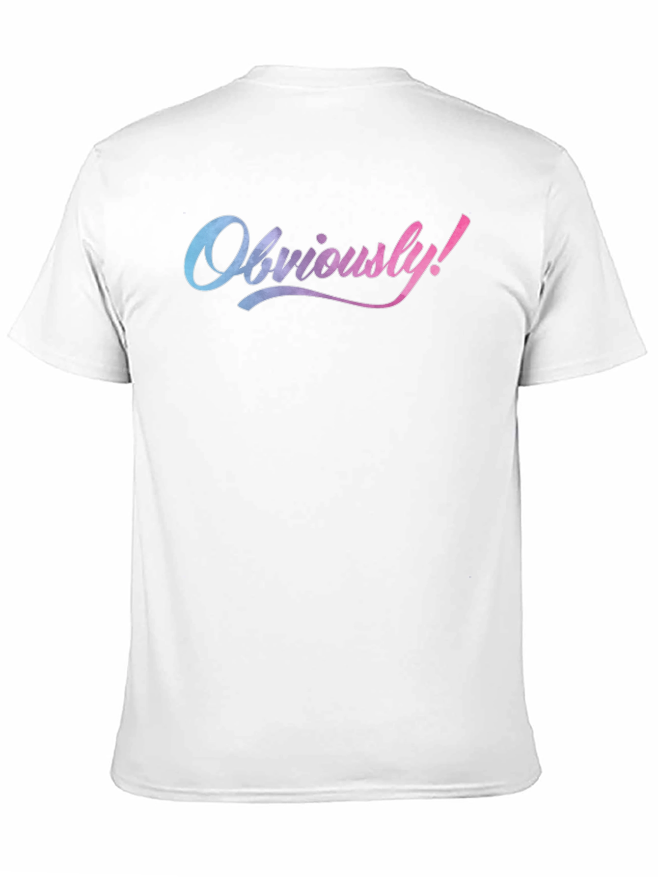 Obviously! Graphic Print Crew Neck Tee