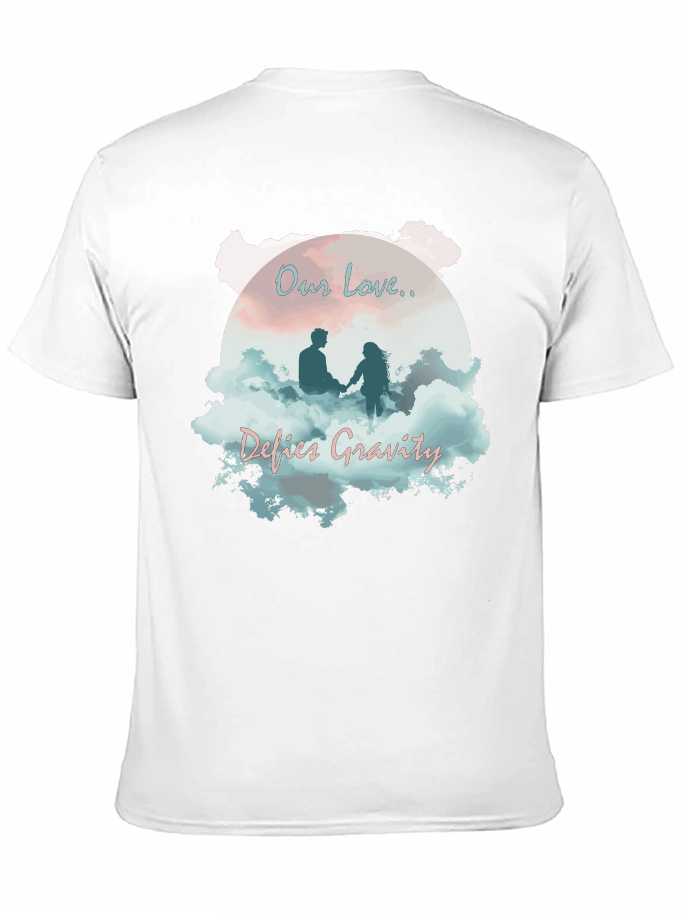 Our Love Defies Gravity Black T-Shirt