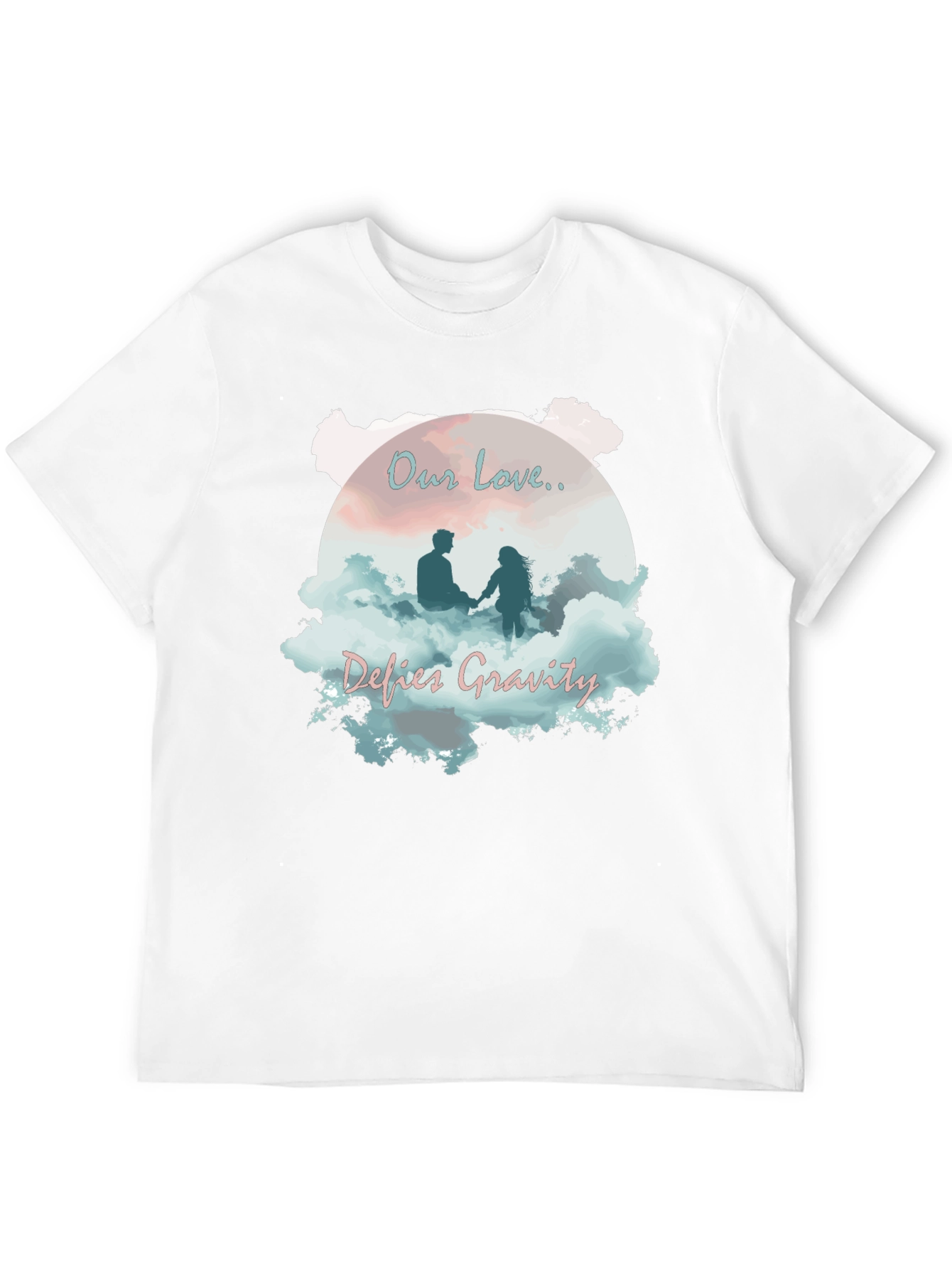 Our Love Defies Gravity Black T-Shirt