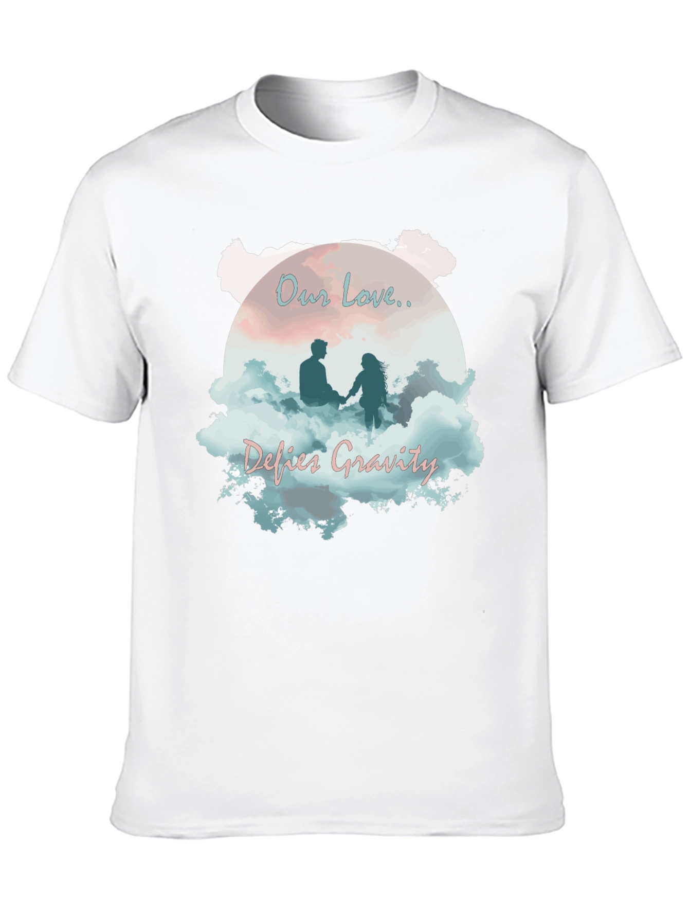 Our Love Defies Gravity Black T-Shirt