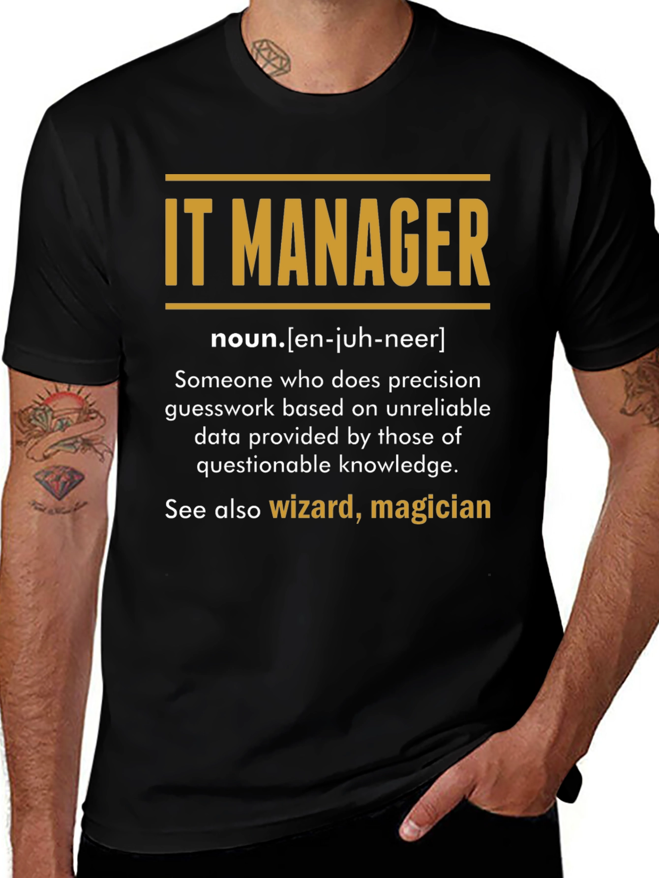 IT Manager Definition T-Shirt