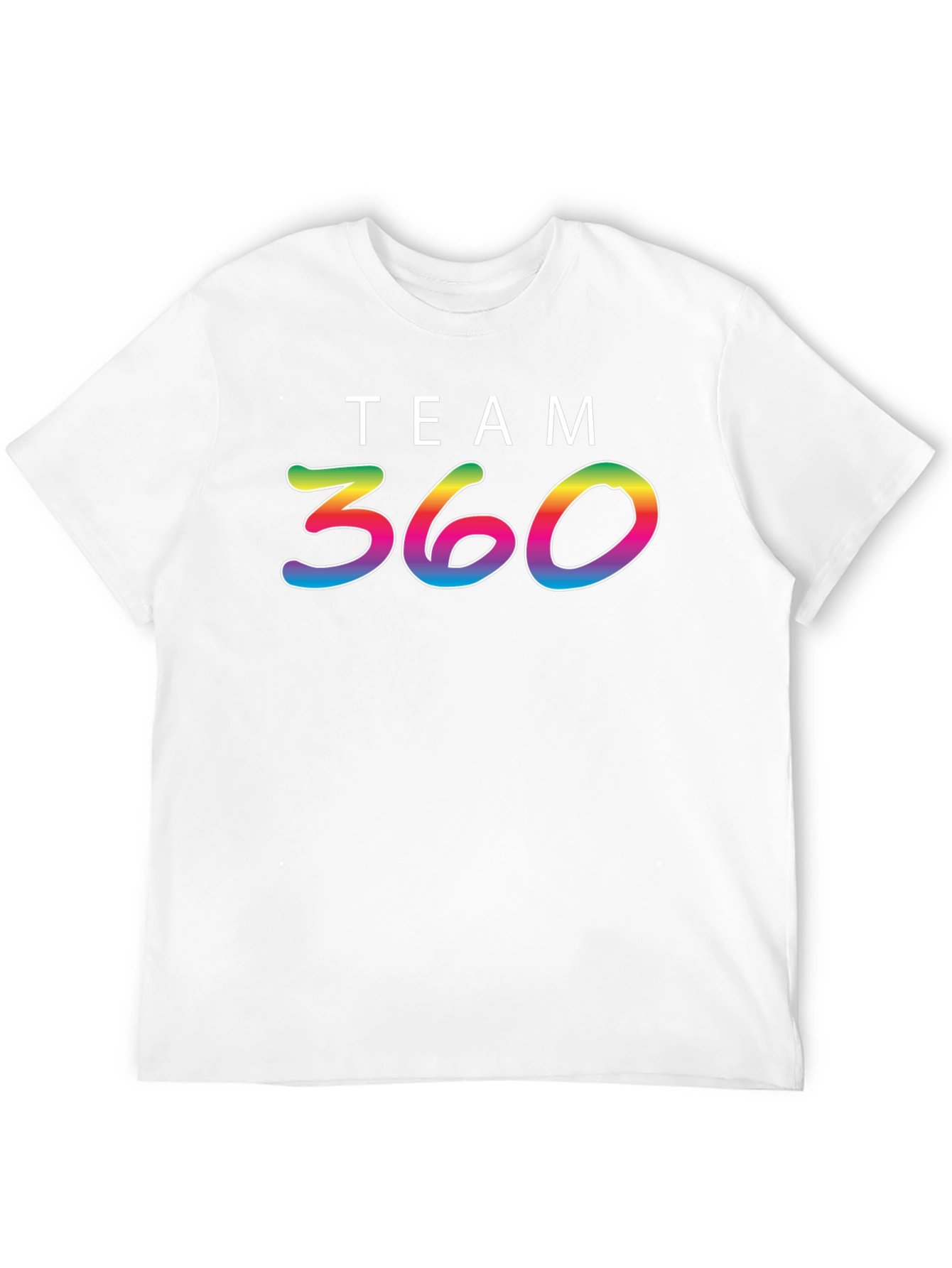 Team 360 Rainbow Graphic Black T-Shirt