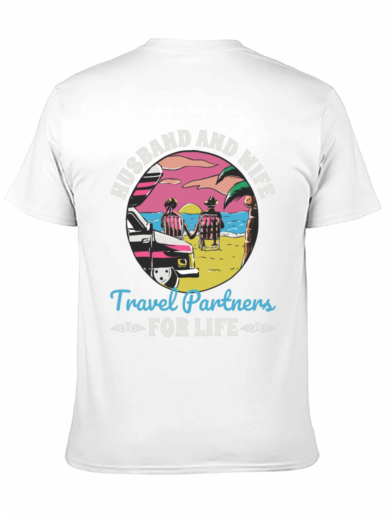 Husband and Wife Travel Partners T-Shirt