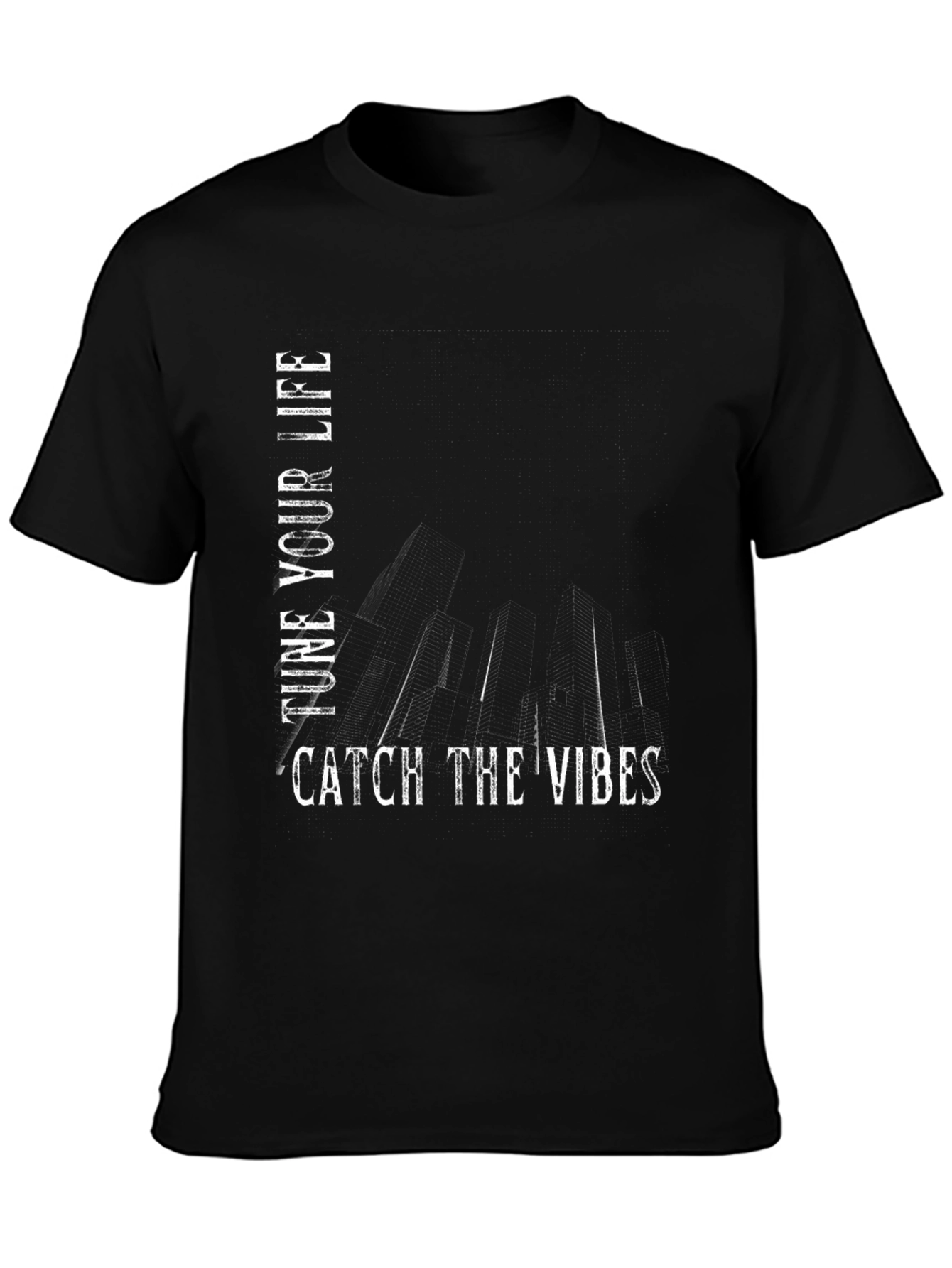Tune Your Life Catch The Vibes Graphic Tee