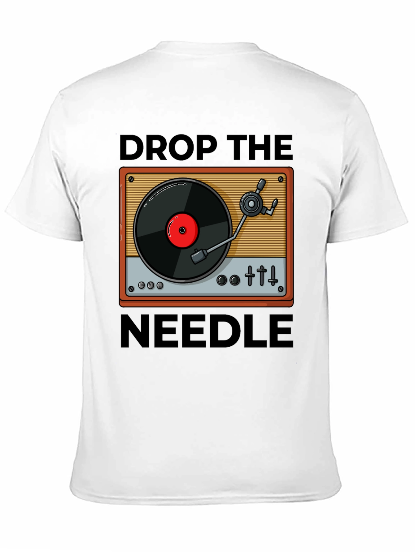 Drop The Needle Turntable Graphic Tee