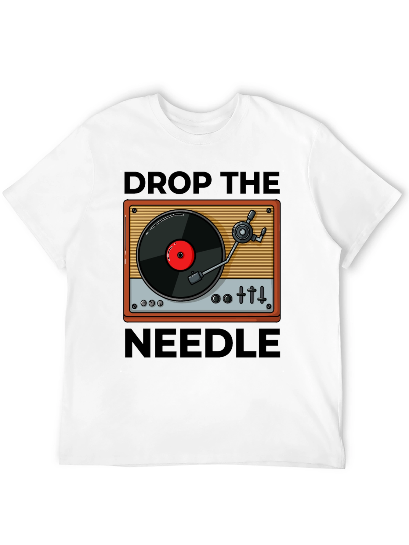 Drop The Needle Turntable Graphic Tee
