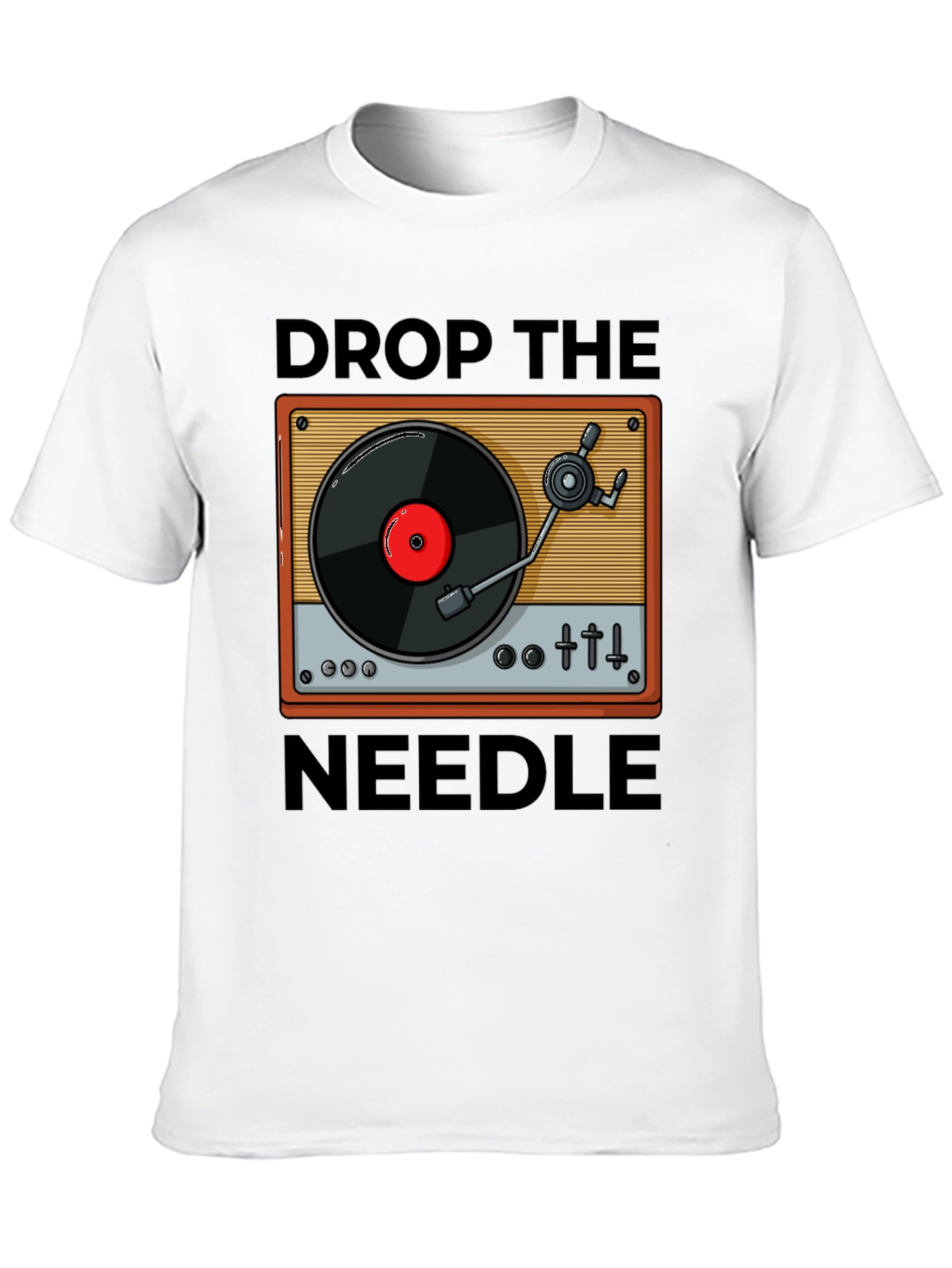 Drop The Needle Turntable Graphic Tee
