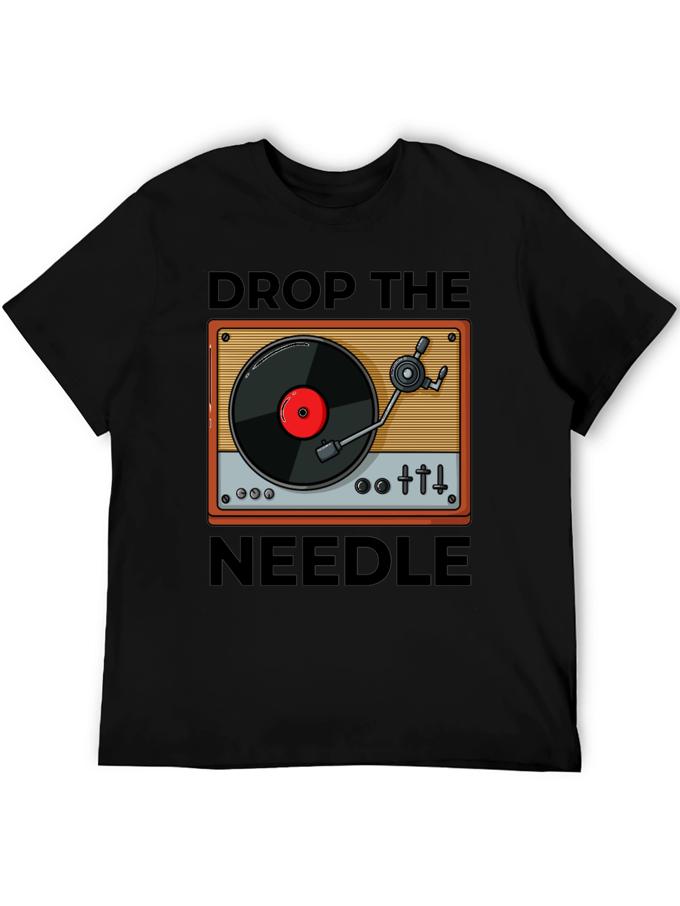 Drop The Needle Turntable Graphic Tee