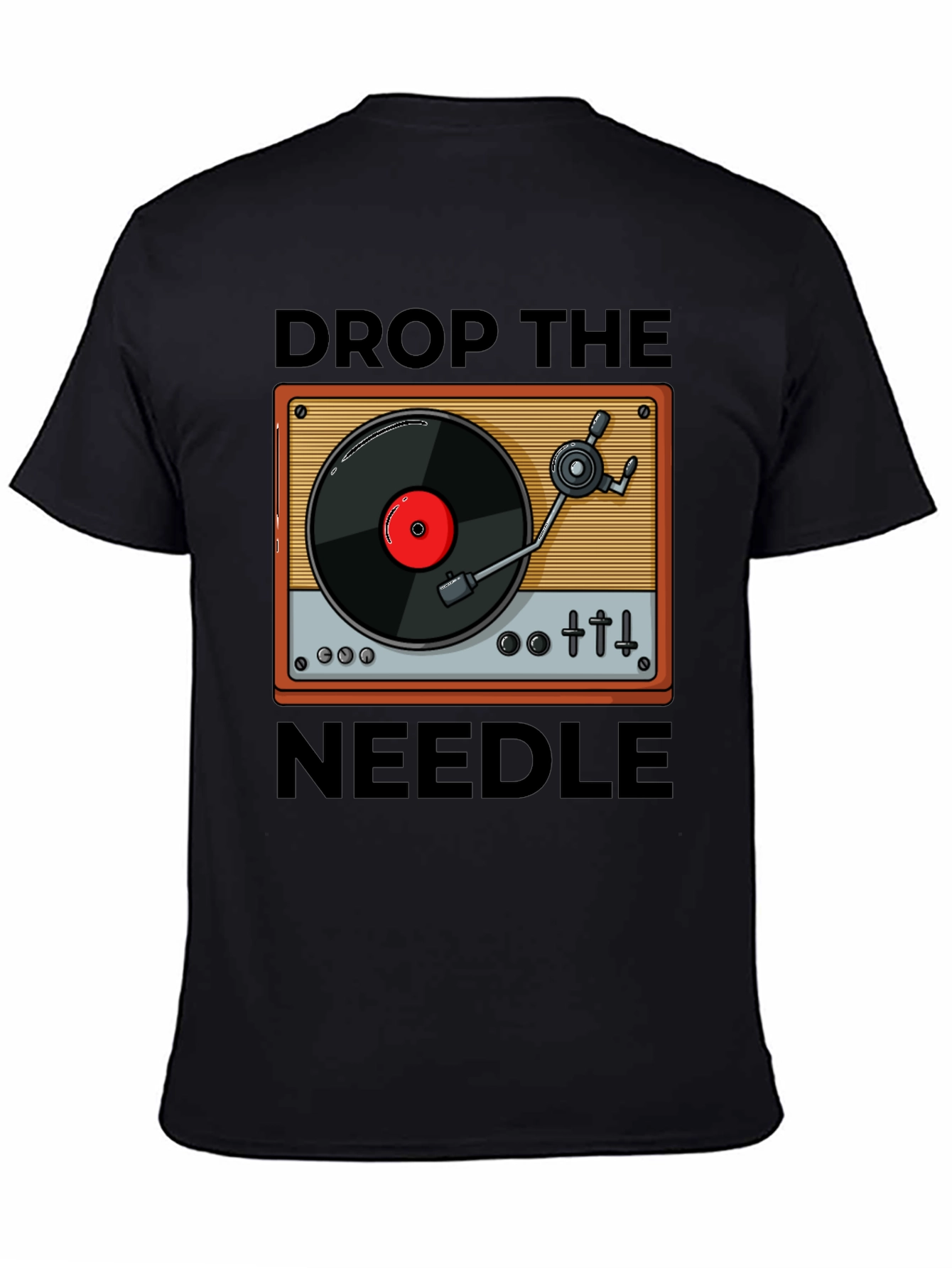 Drop The Needle Turntable Graphic Tee