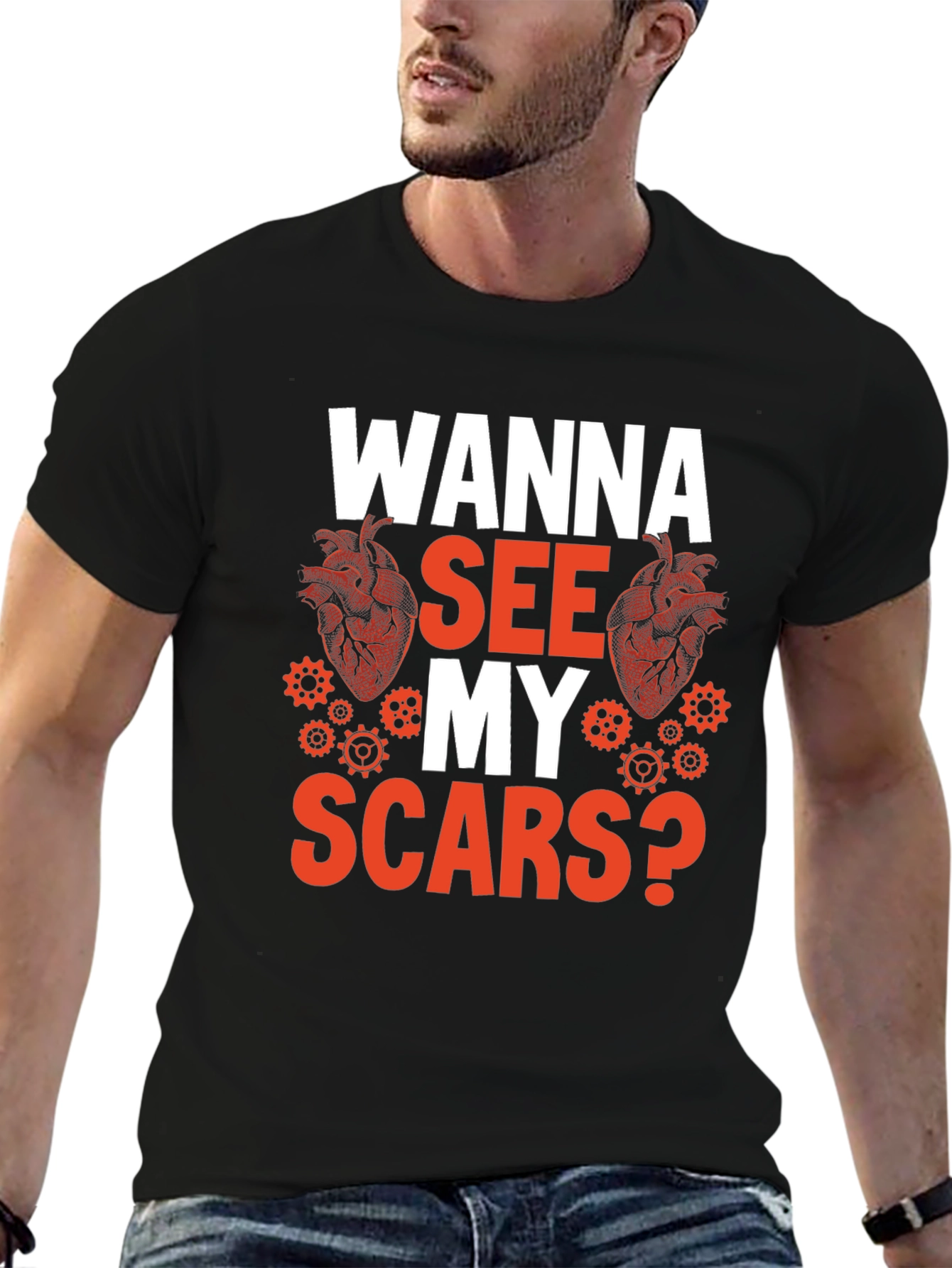 Wanna See My Scars? Graphic Tee