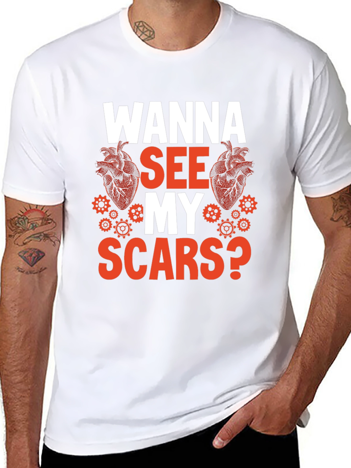 Wanna See My Scars? Graphic Tee
