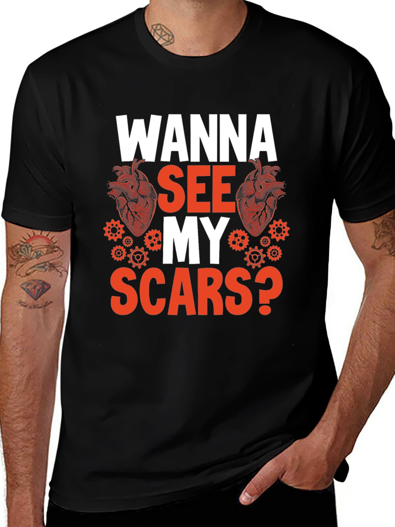 Wanna See My Scars? Graphic Tee