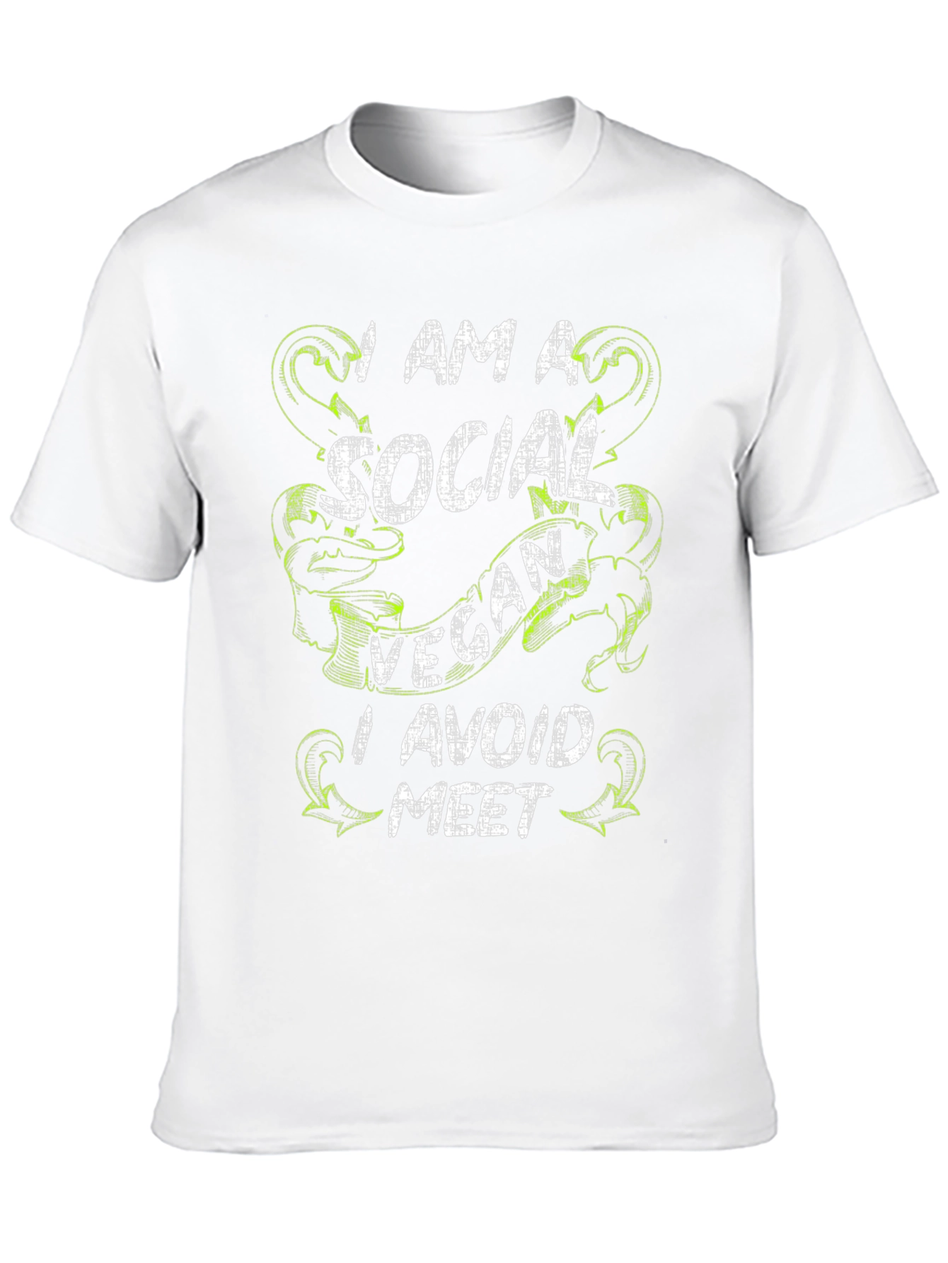 Social Vegan T-Shirt - Avoid the Meet