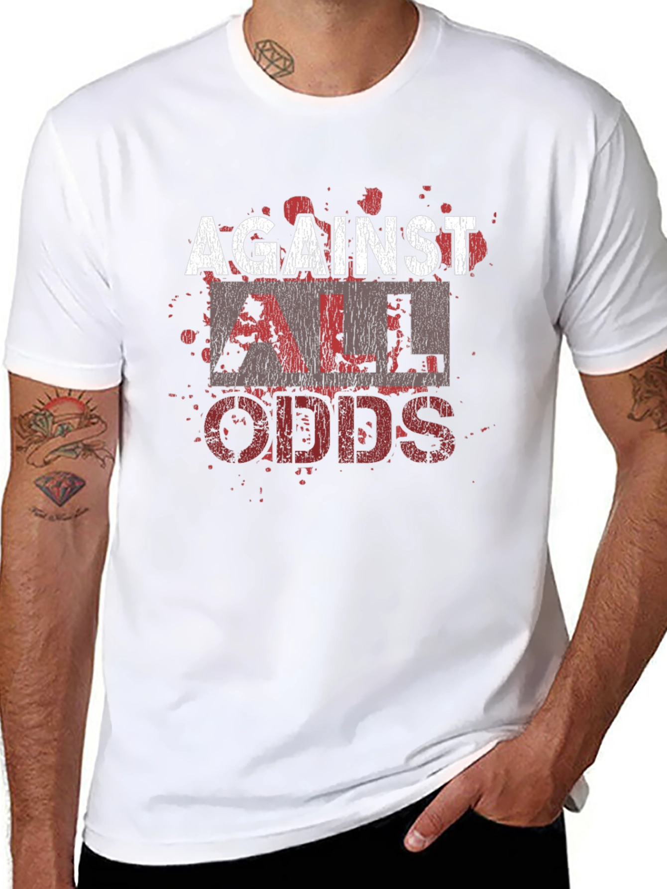 Against All Odds Graphic T-Shirt