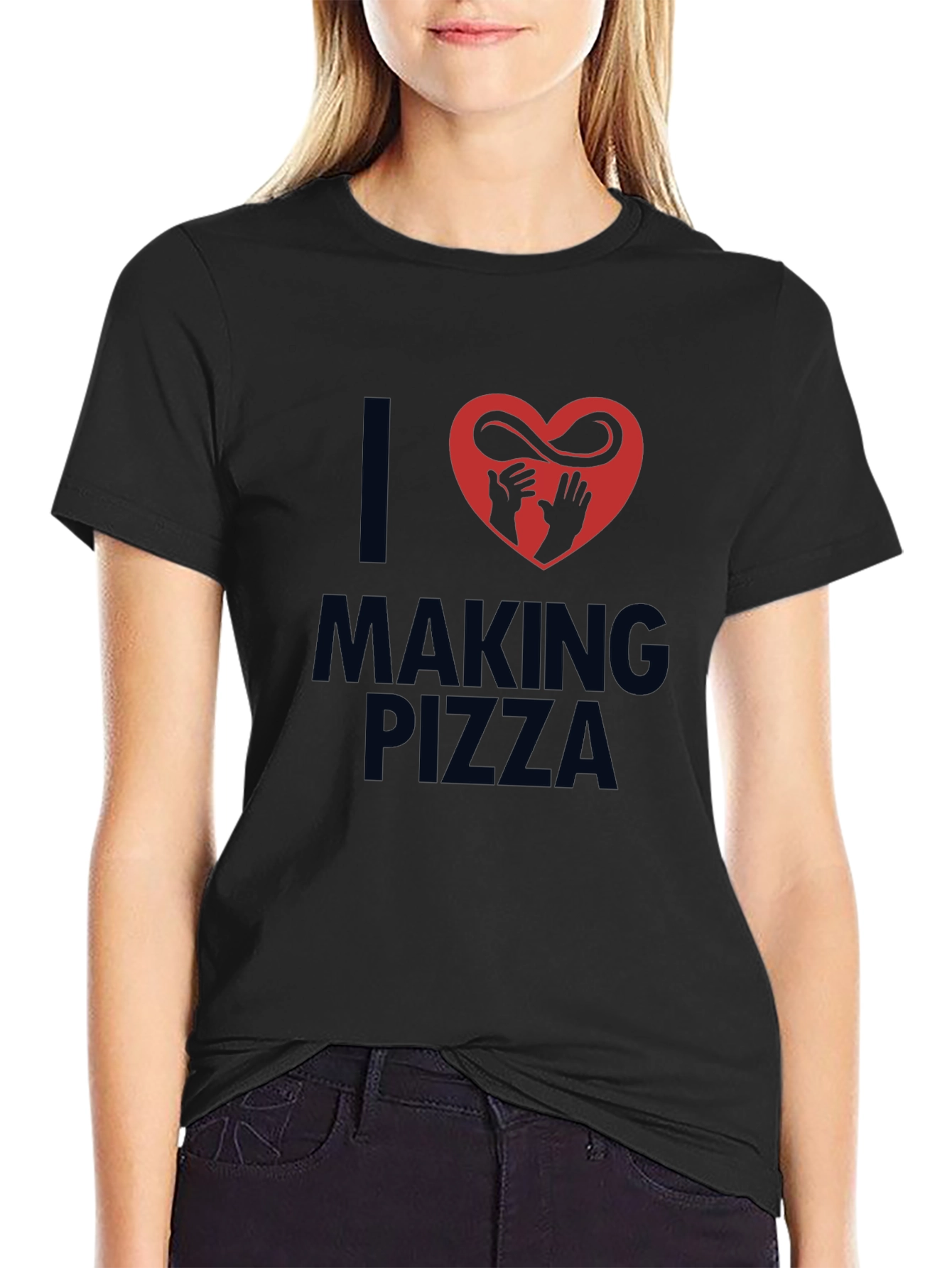 I Love Making Pizza Graphic T-Shirt