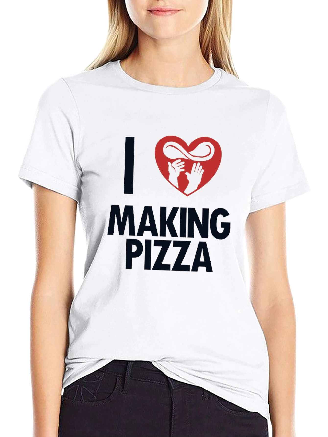 I Love Making Pizza Graphic T-Shirt