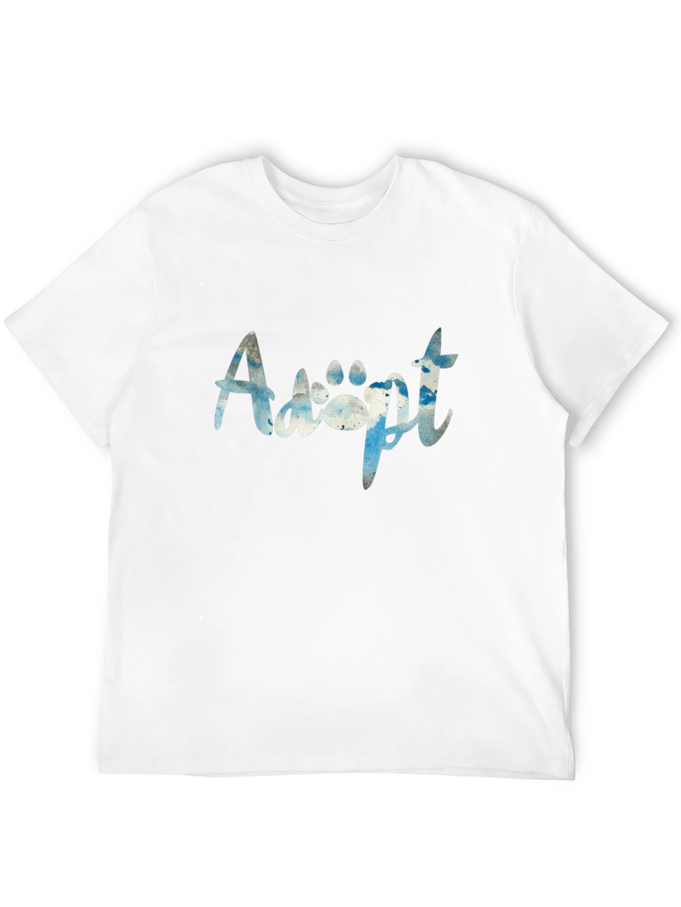 Adopt Paw Print Graphic T-Shirt