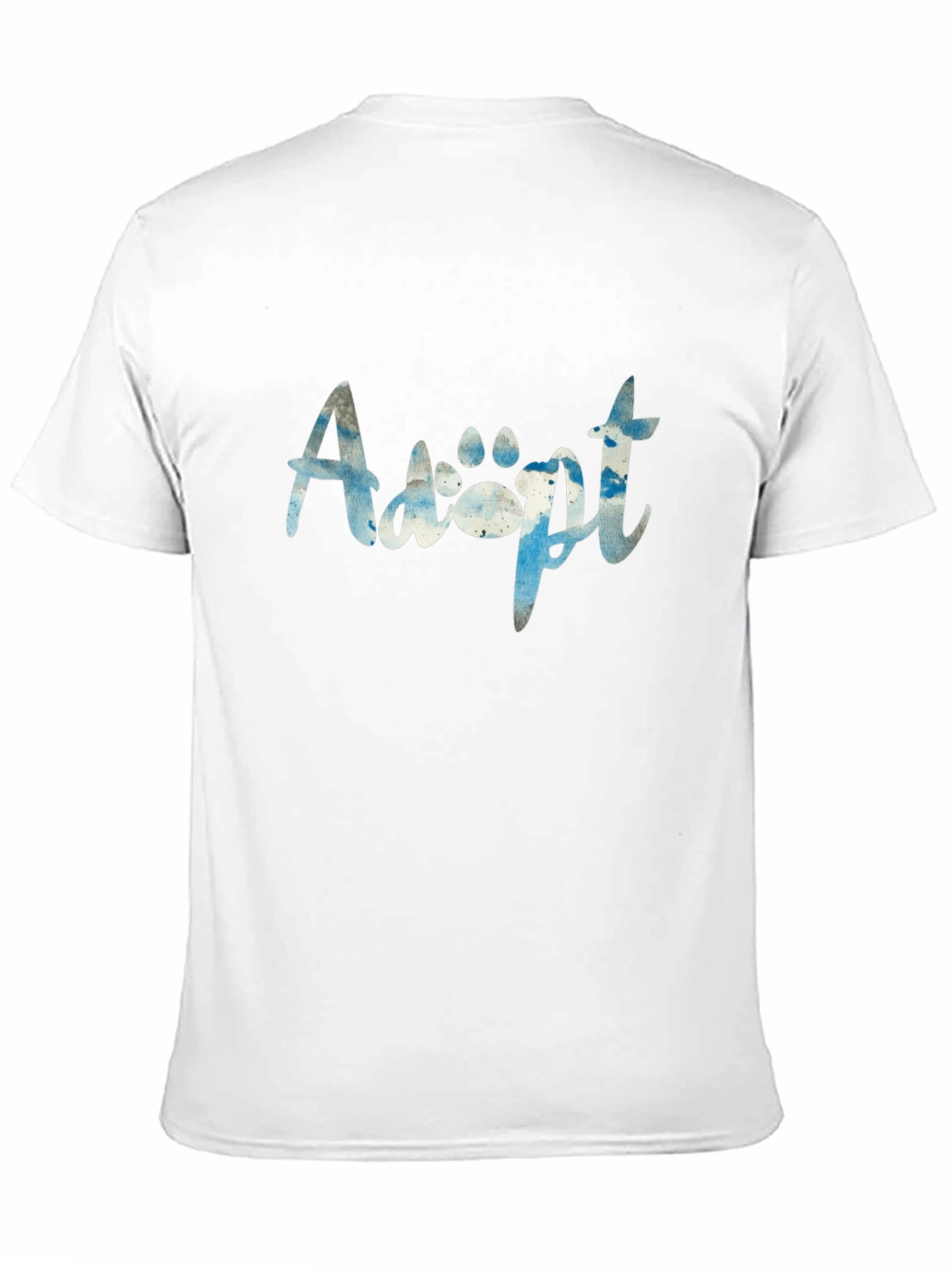 Adopt Paw Print Graphic T-Shirt