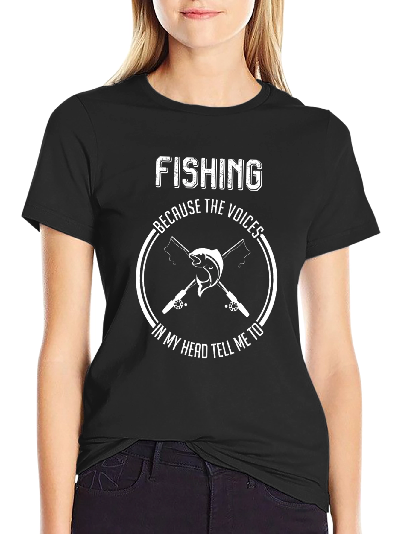Fishing Voices Tee - Anglers Humor